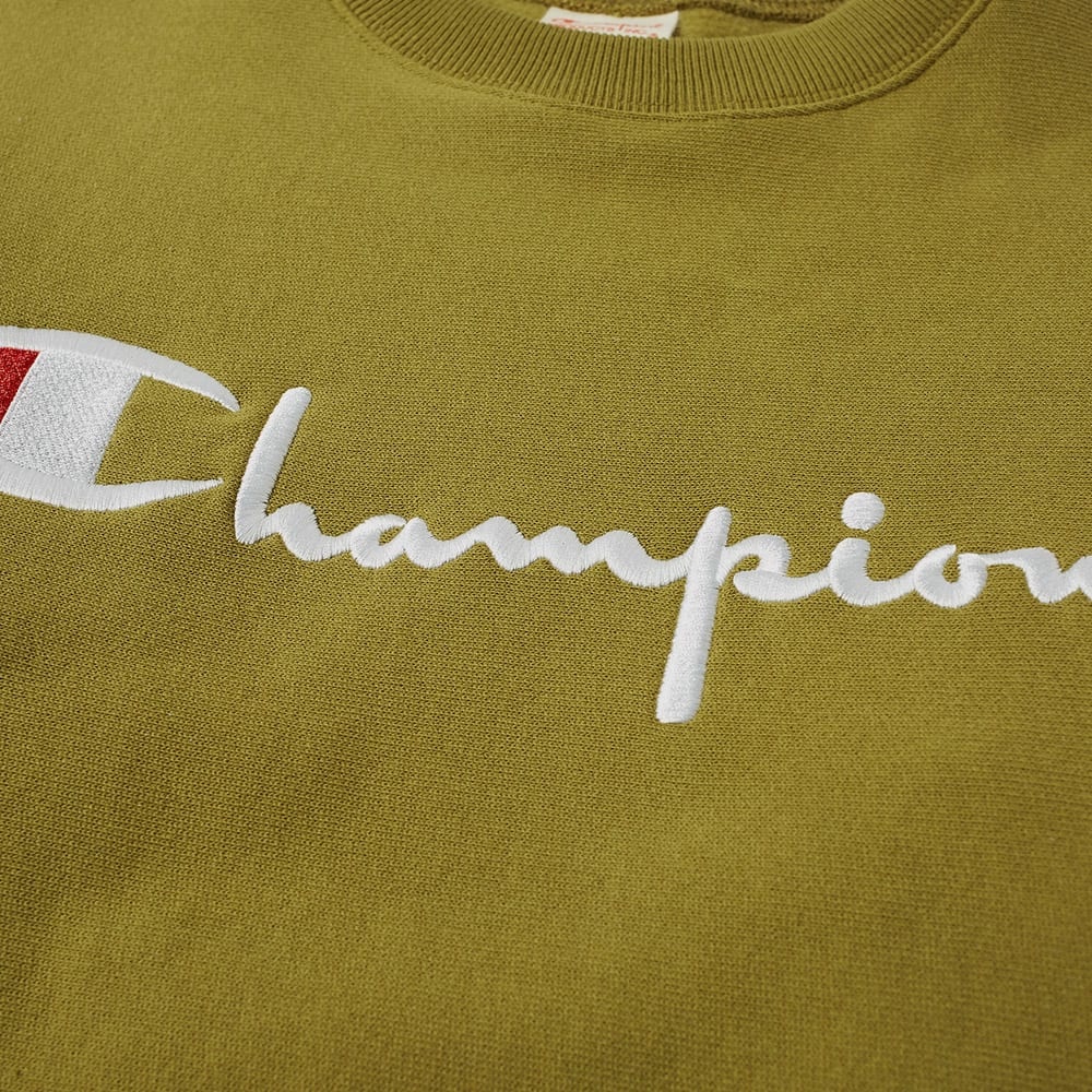 Champion Reverse Weave Script Logo Crew Sweat - 2