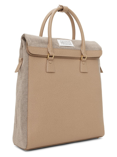 Maison Margiela Beige 5AC Daily Vertical Tote outlook