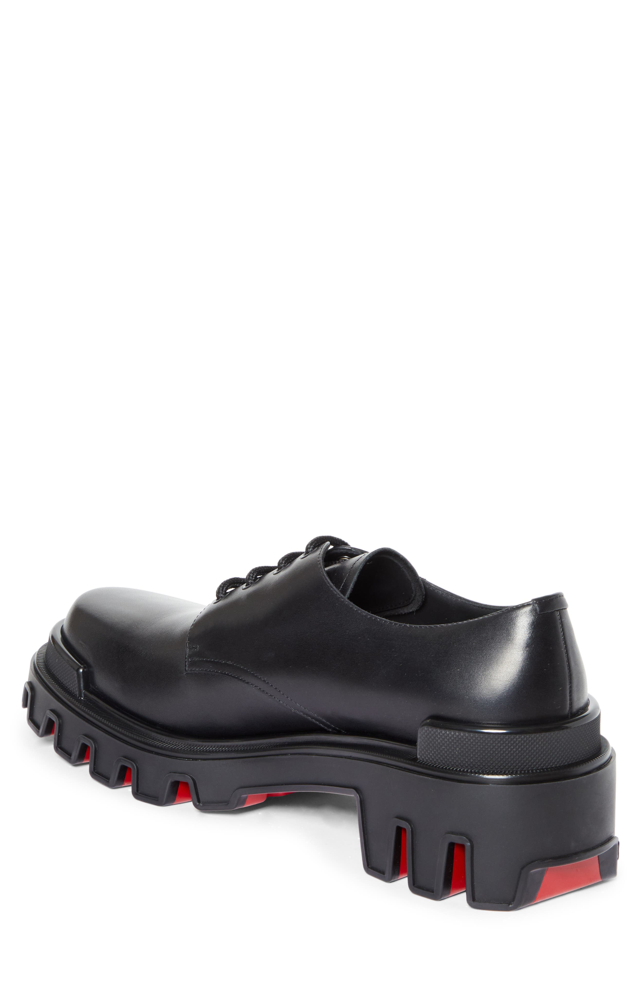 Christian Louboutin Trott Dune Uomo Lugged Plain Toe Derby in Black at Nordstrom - 2