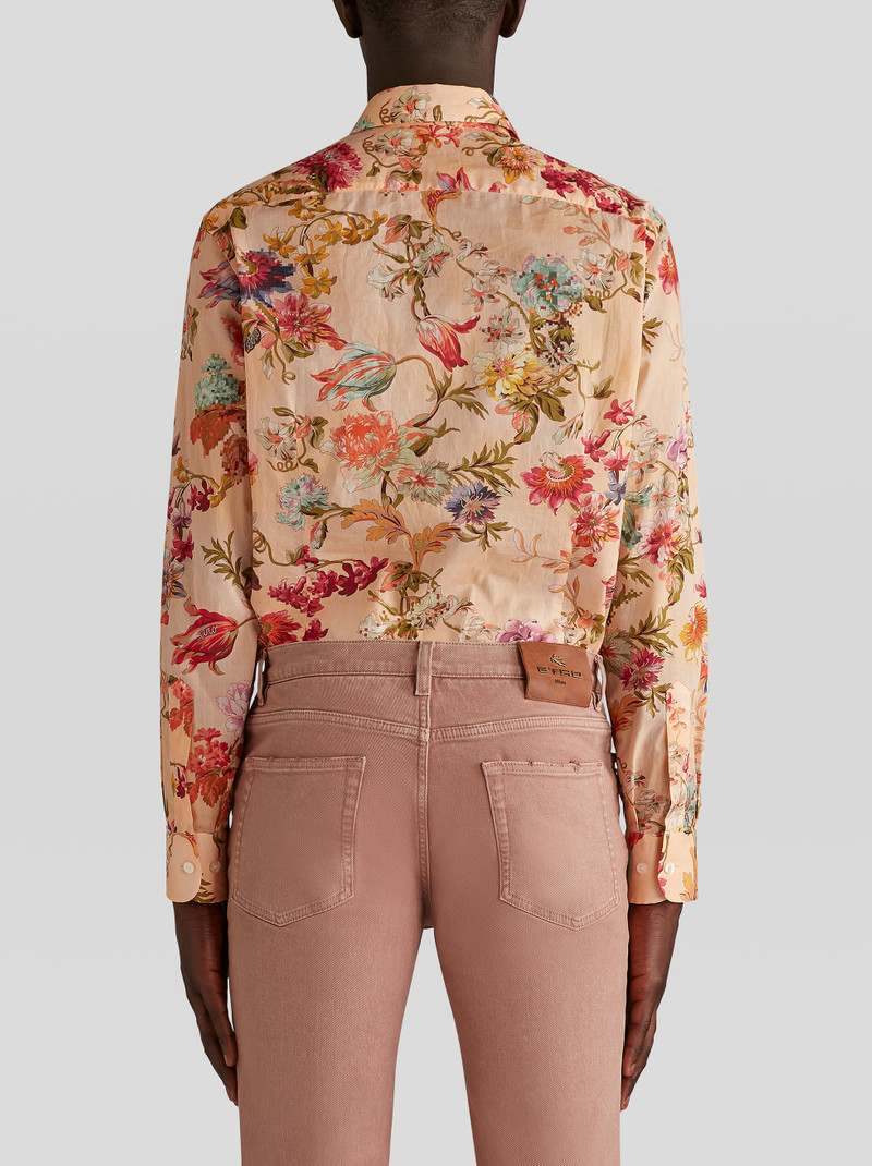 FLORAL PRINT COTTON SHIRT 4