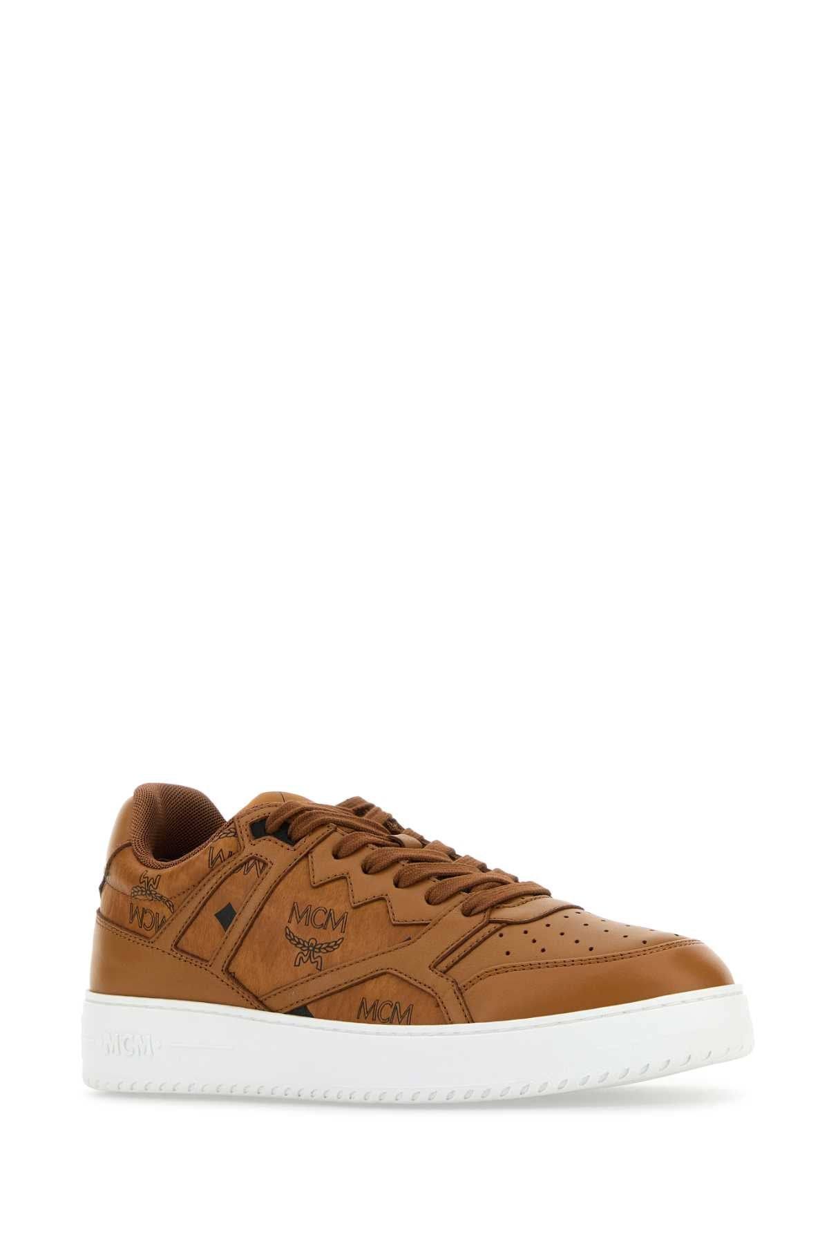 Mcm Men Printed Canvas Terrain Sneakers - 2