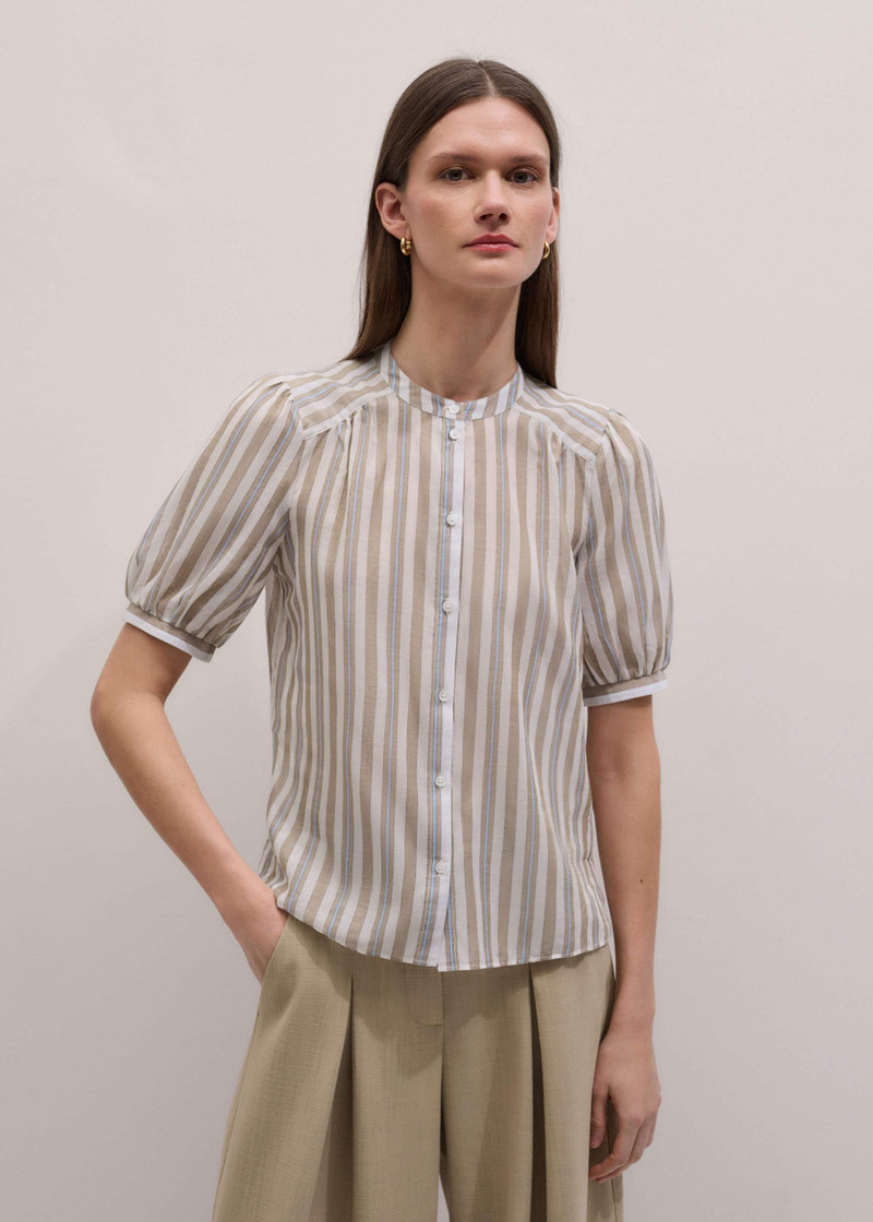 Soft Stripe Blouse 3