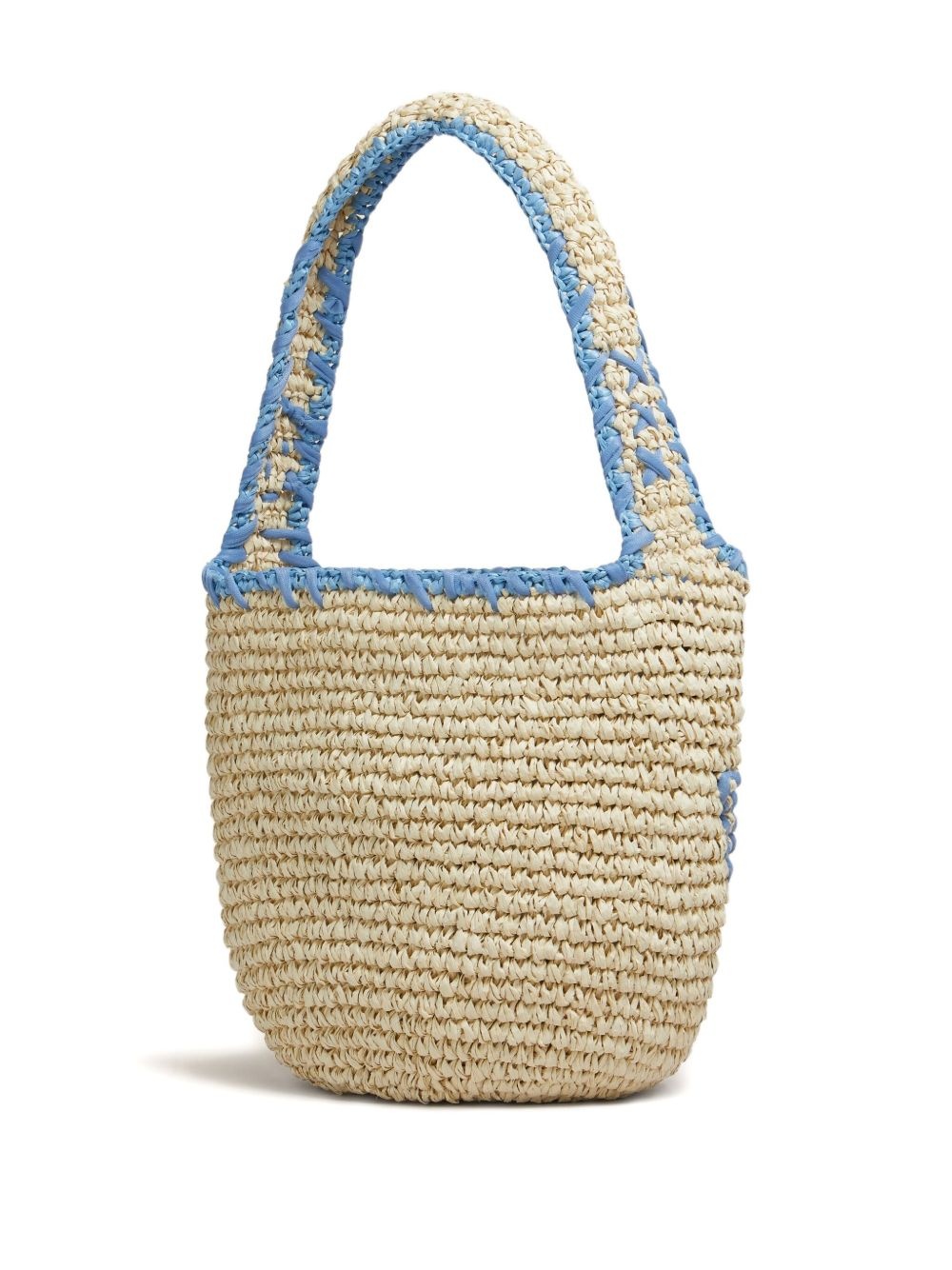 crochet-embroidered shoulder bag - 3