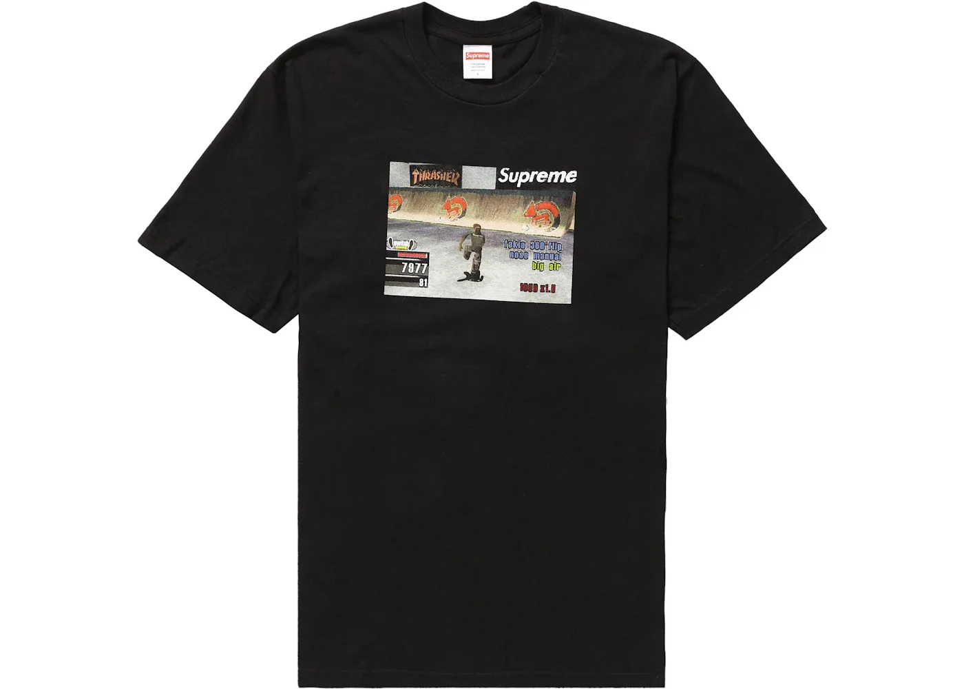 Supreme Thrasher Game Tee Black - 1