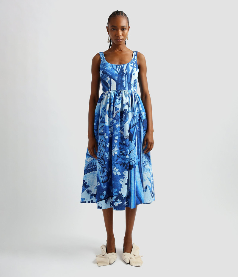 Erdem FIT AND FLARE MIDI DRESS outlook