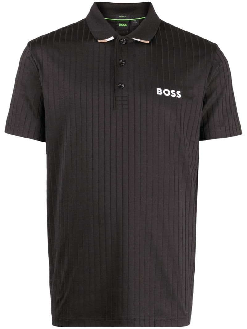 ribbed polo shirt 1