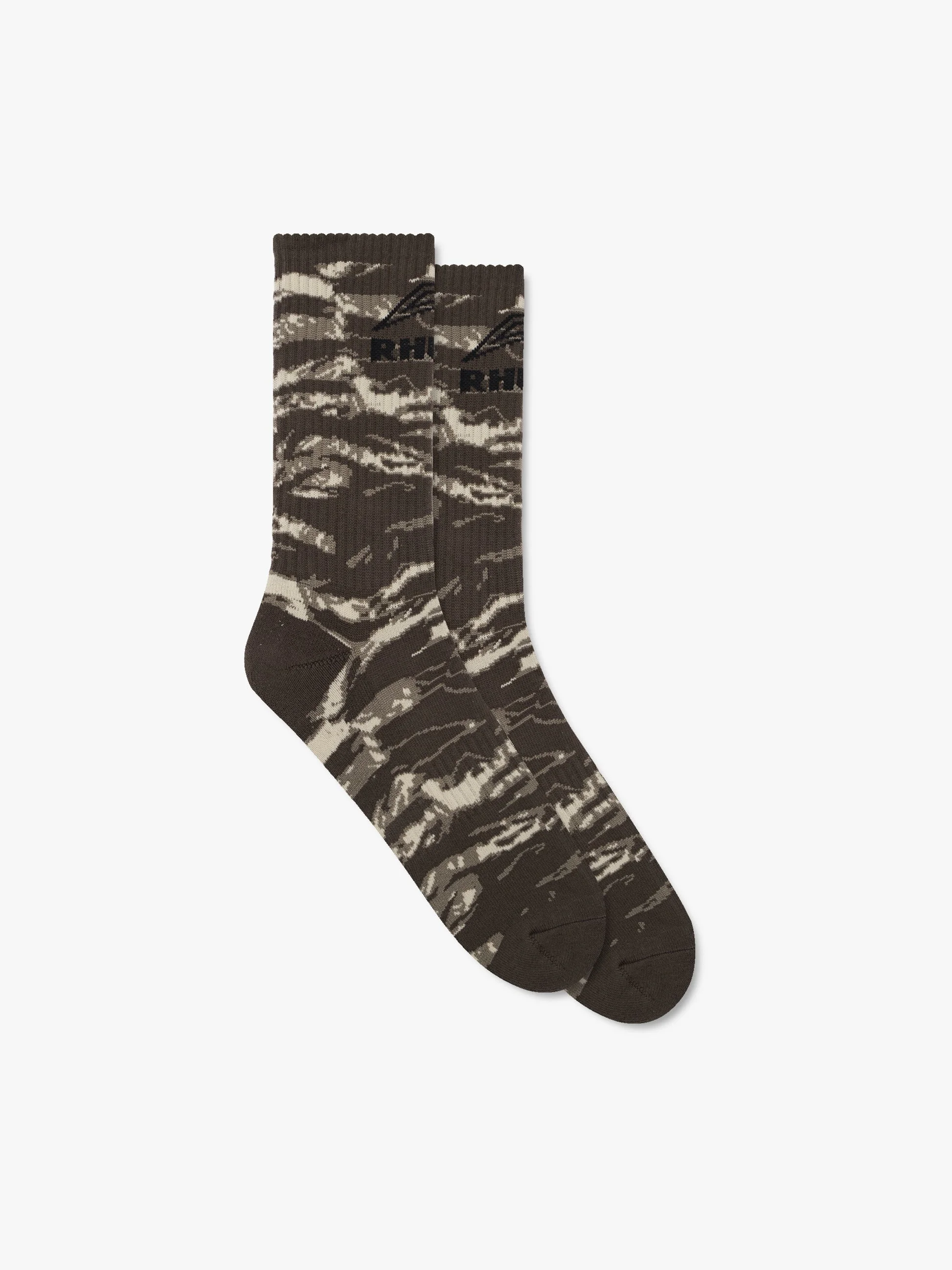 RHUDE TIGER CAMO FOOTY SOCK - 1