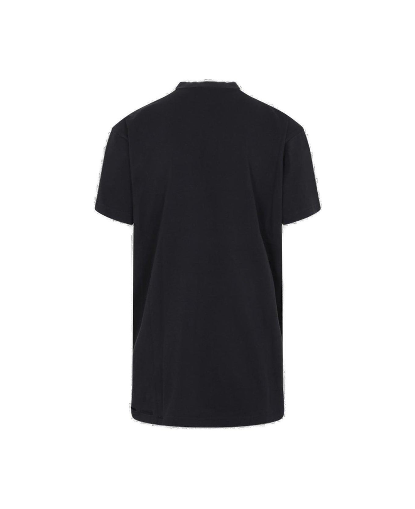 Optical Oversized T-shirt - 2