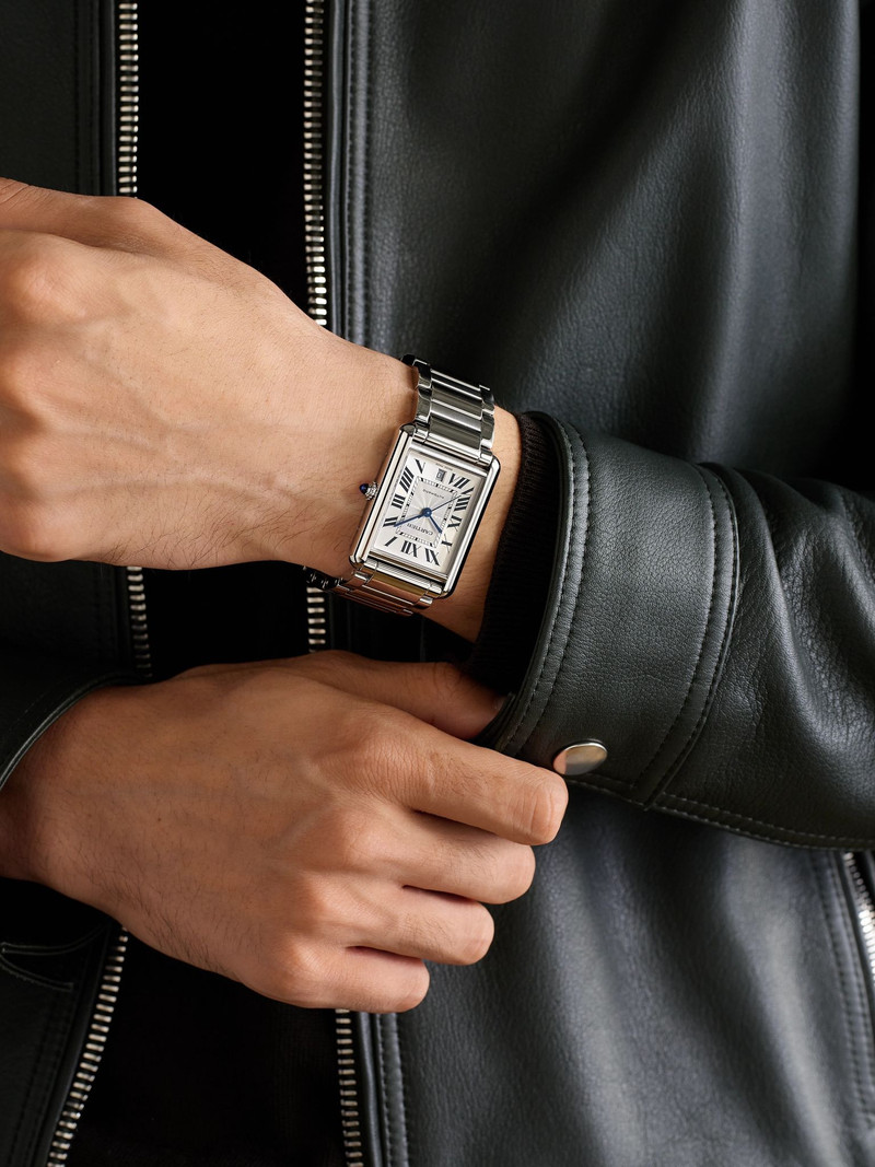 Cartier Tank Must Extra-Large Automatic 31mm Stainless Steel Watch, Ref. No. WSTA0053 White outlook