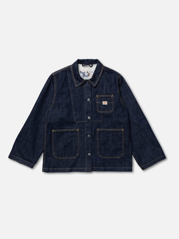 Ada Workwear Jacket One Wash Dark Blue - 1