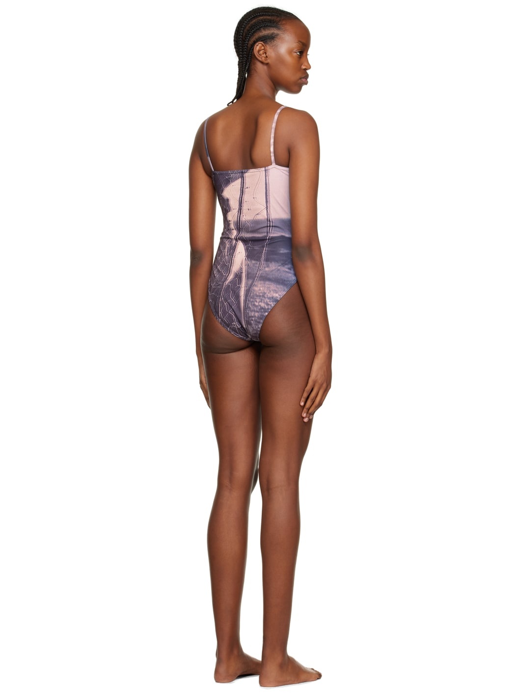 SSENSE Exclusive Gray Capsule One-Piece Swimsuit - 3
