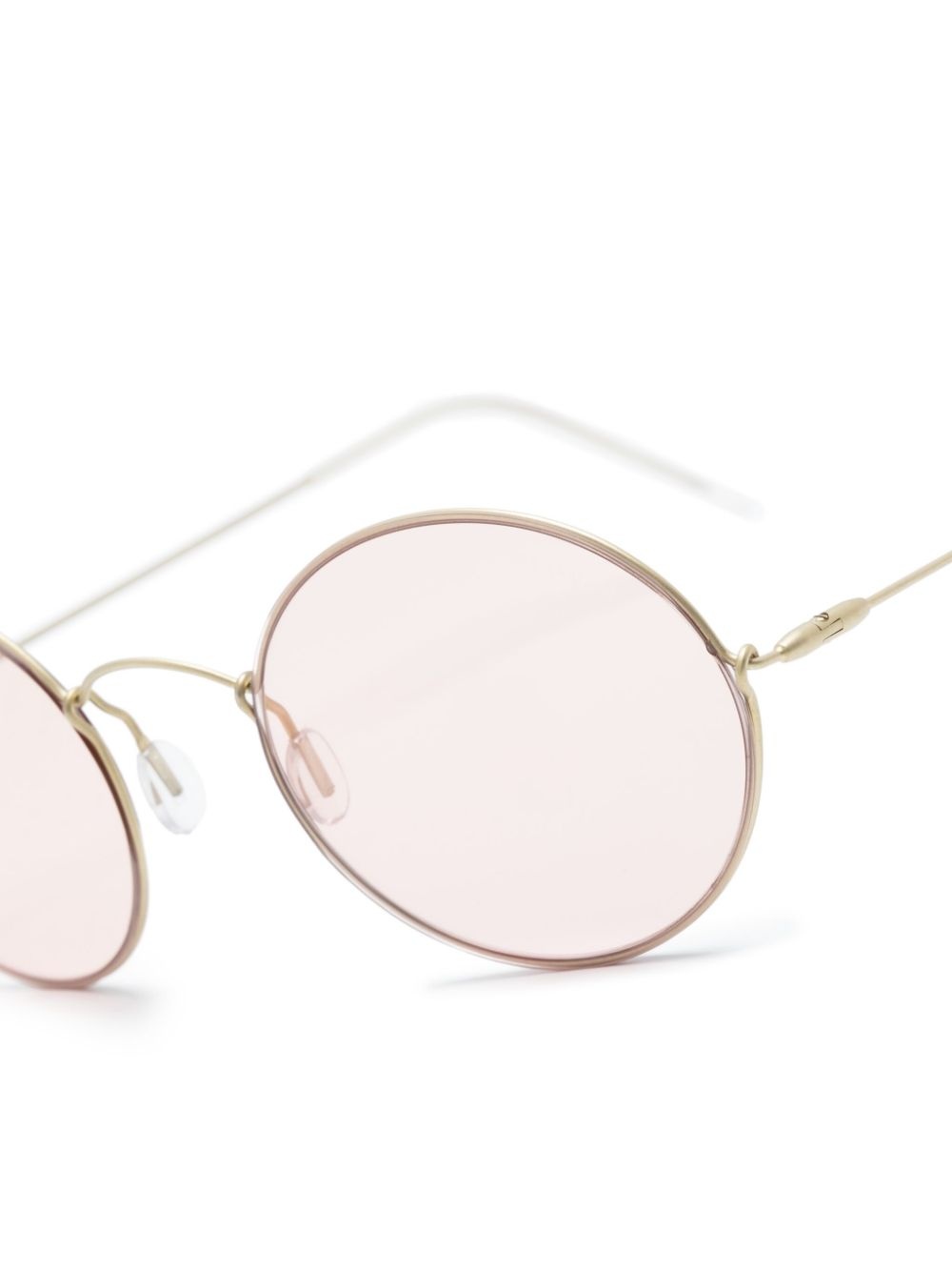 round-frame tinted sunglasses - 3