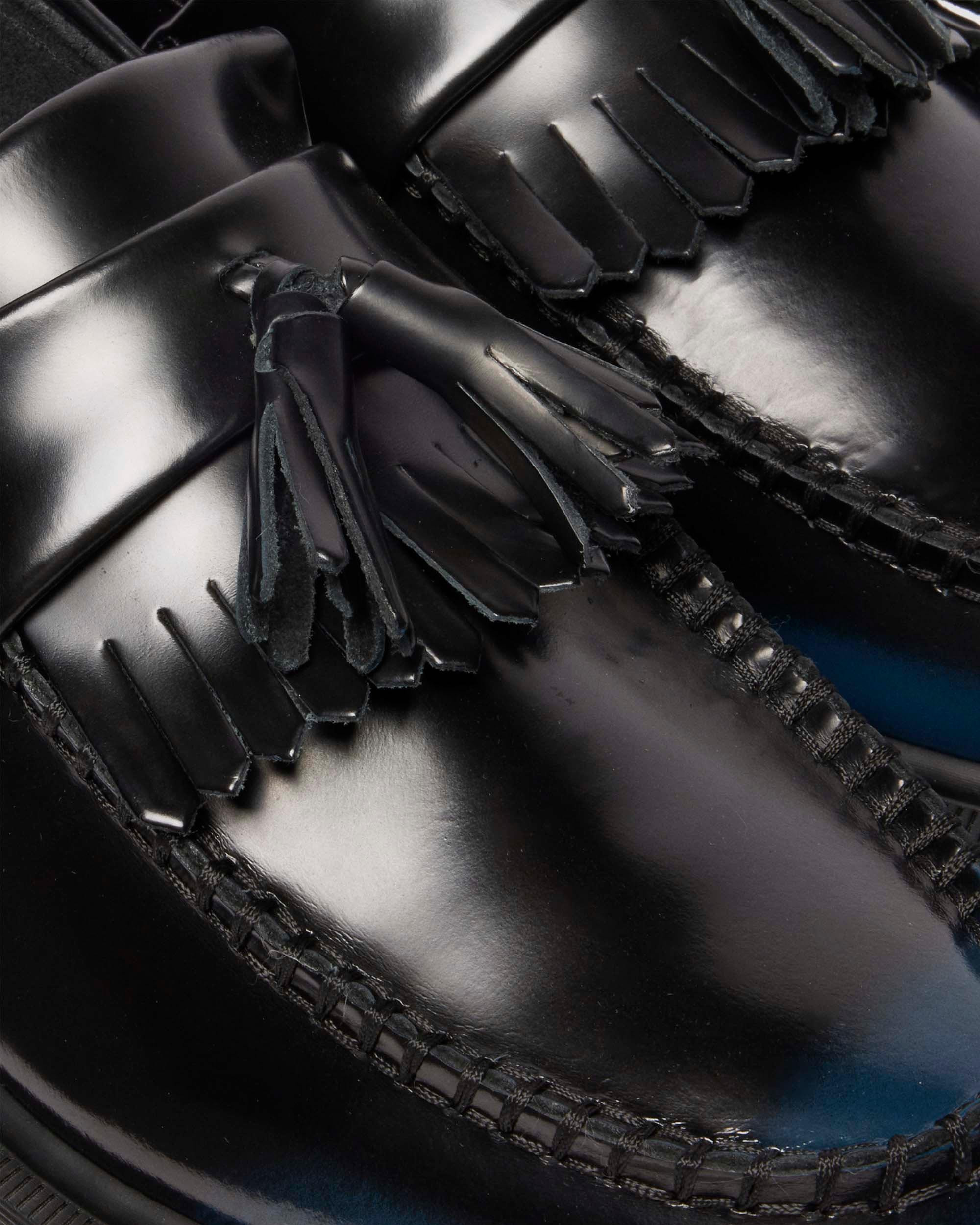 Adrian Arcadia Rub Off Leather Tassel Loafers - 7