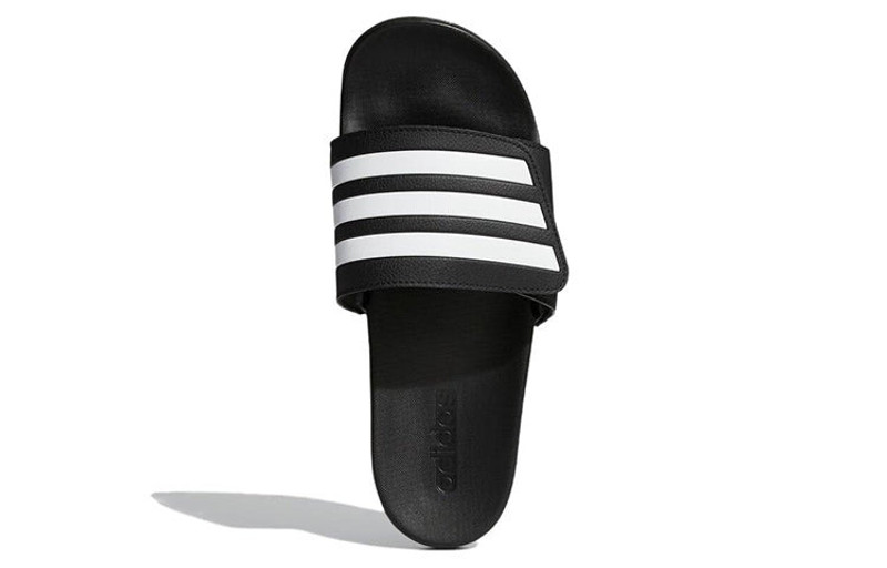 adidas adidas Adilette Comfort Adjustable Slide 'Black White' GZ8951 outlook