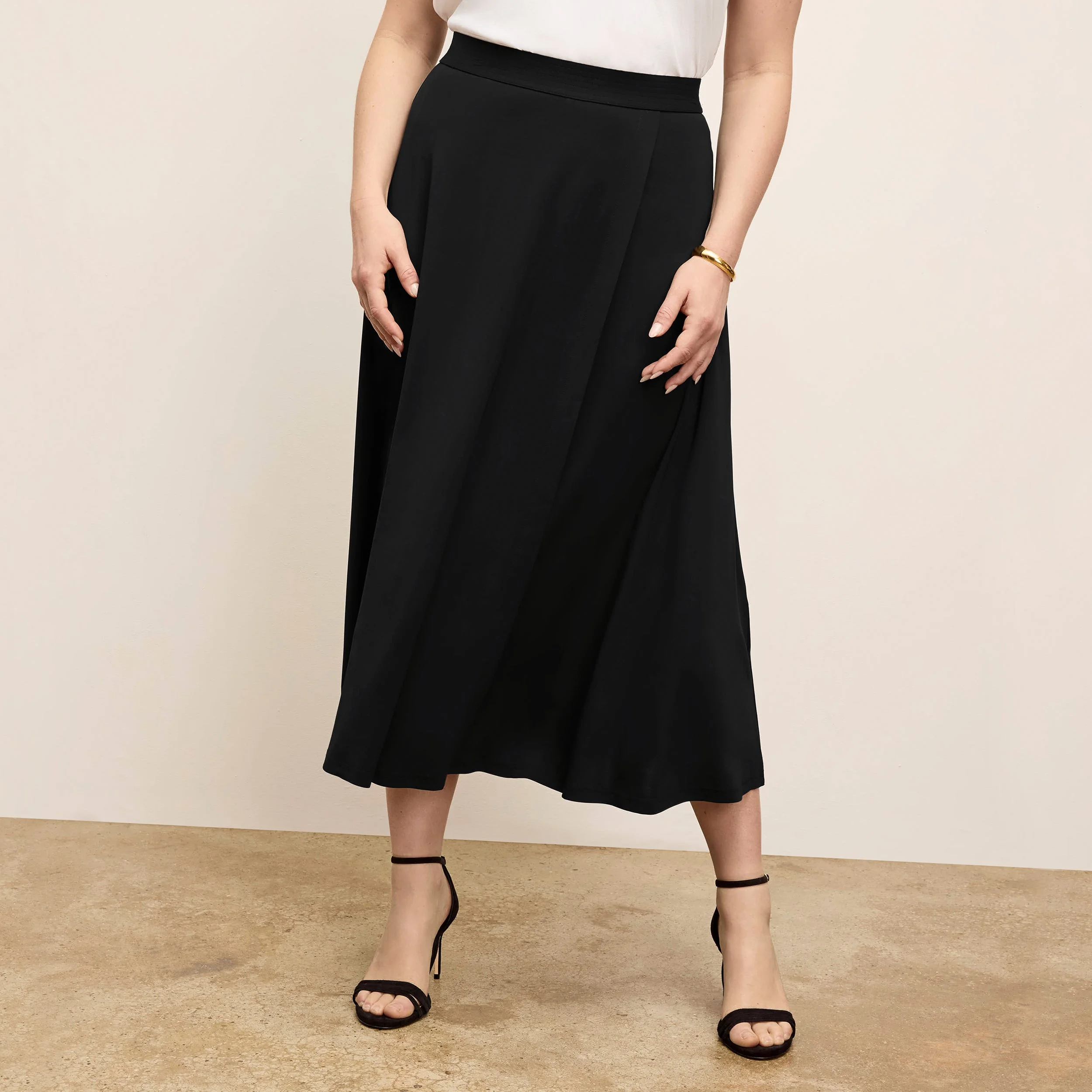 Ara Midi Skirt - Light Jersey - 1