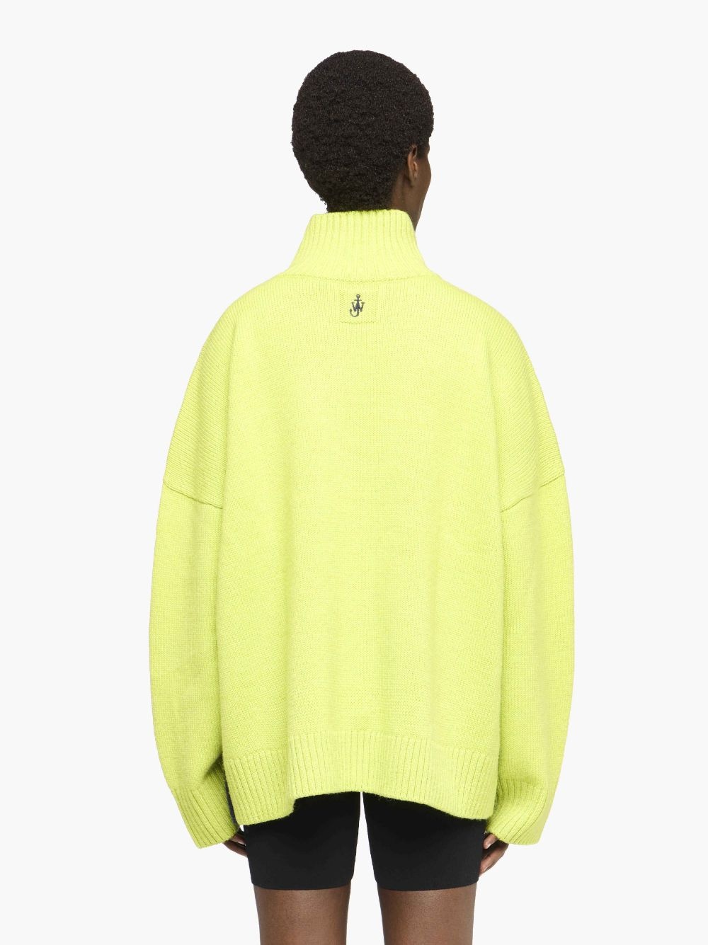 DUAL TONE - PATCH POCKET TURTLENECK SWEATER - 3