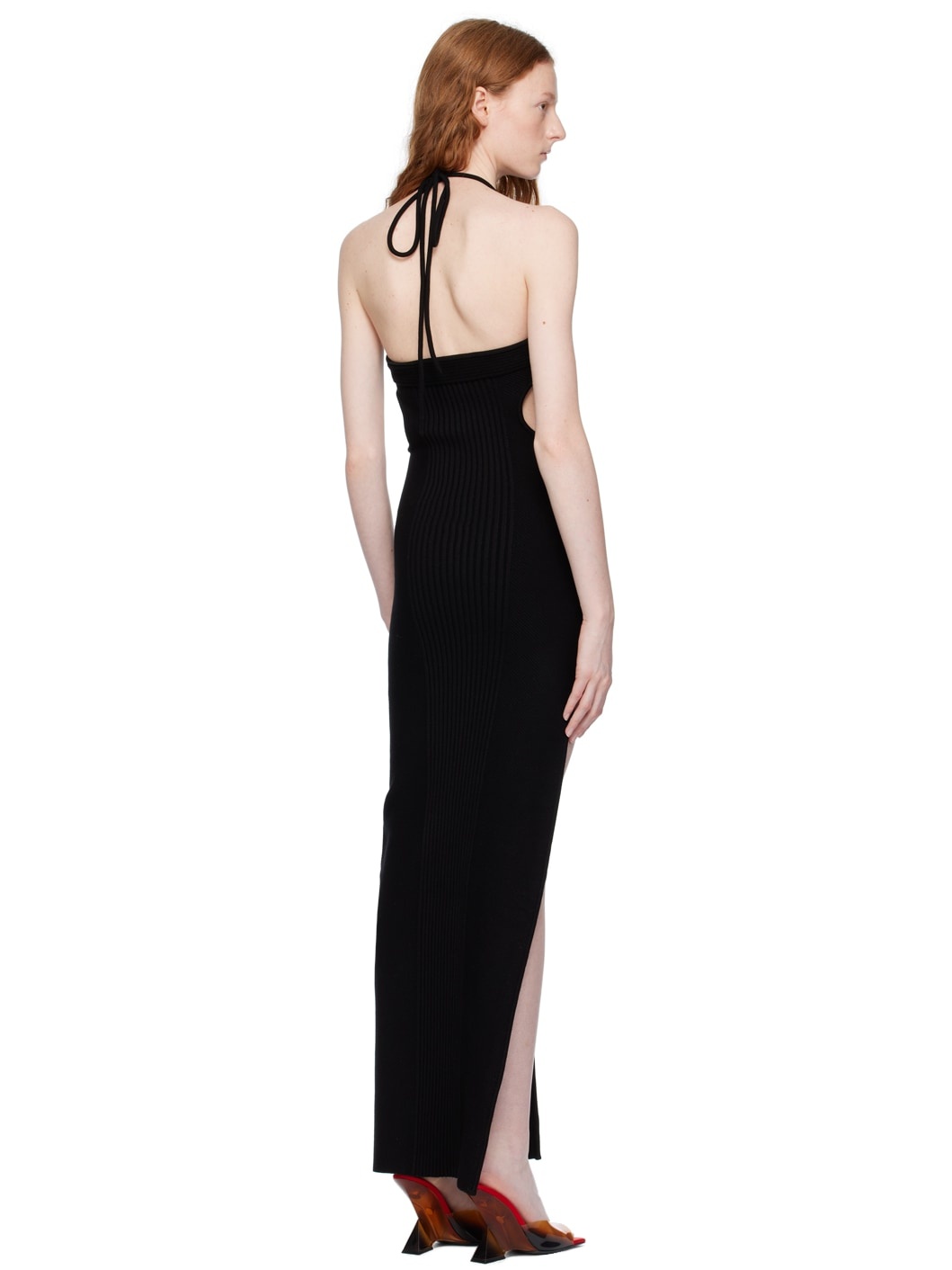 Black Cutout Maxi Dress - 3