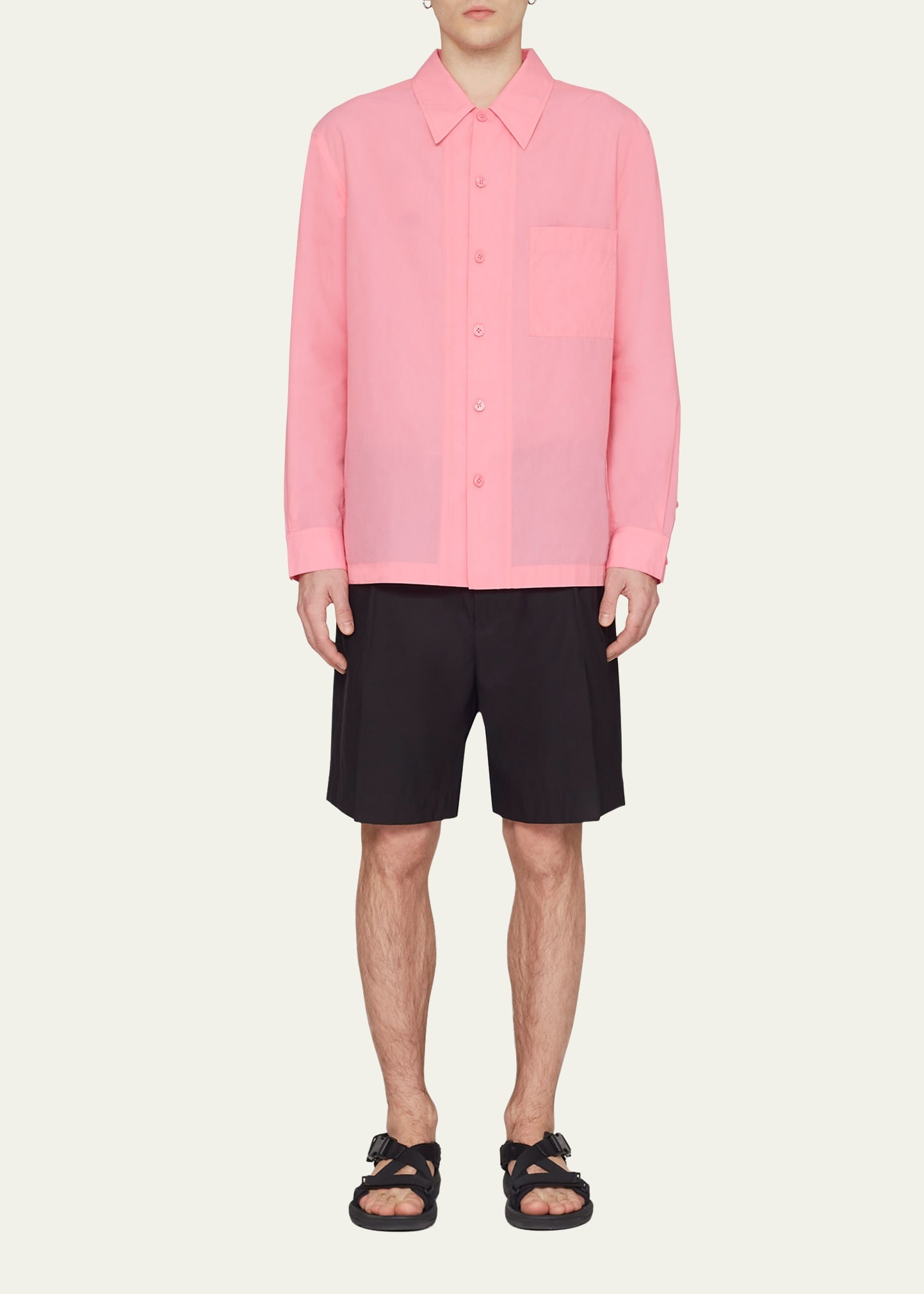 Men's Semi-Sheer Sport Shirt - 2