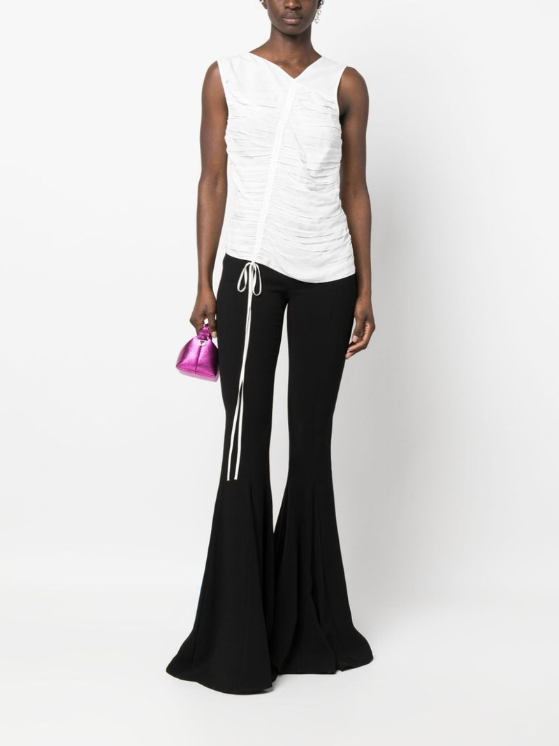 N°21 ruched-detail sleeveless blouse outlook
