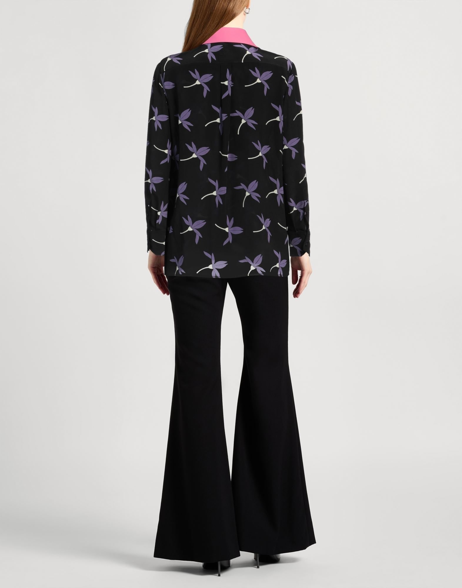 Black Women's Floral Shirts & Blouses - 3