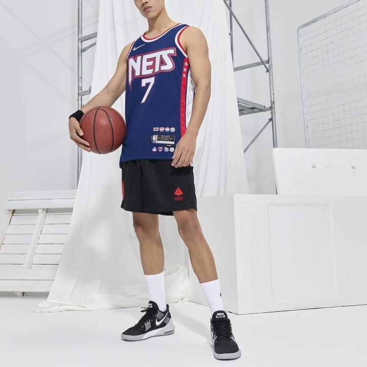 Men's Nike NBA 75 Anniversary Retro Basketball Jersey/Vest SW Fan Edition Brooklyn Nets Durant No. 7 - 3