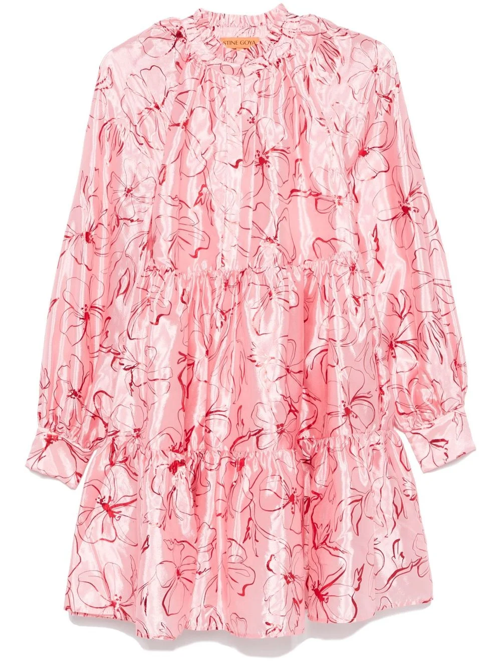 Foil Foliage mini dress - 1