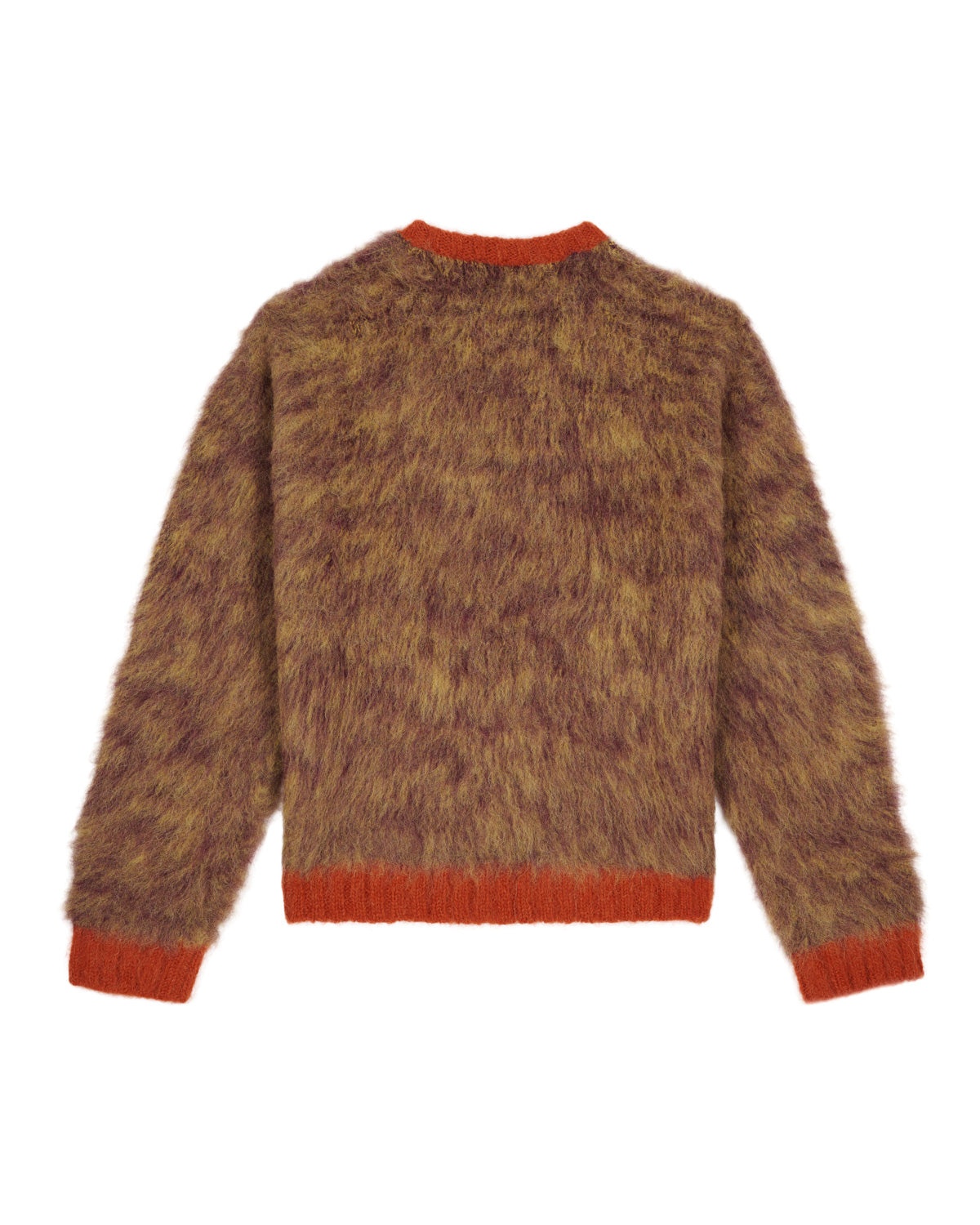 Marled Alpaca Crewneck Sweater - Mocha - 2