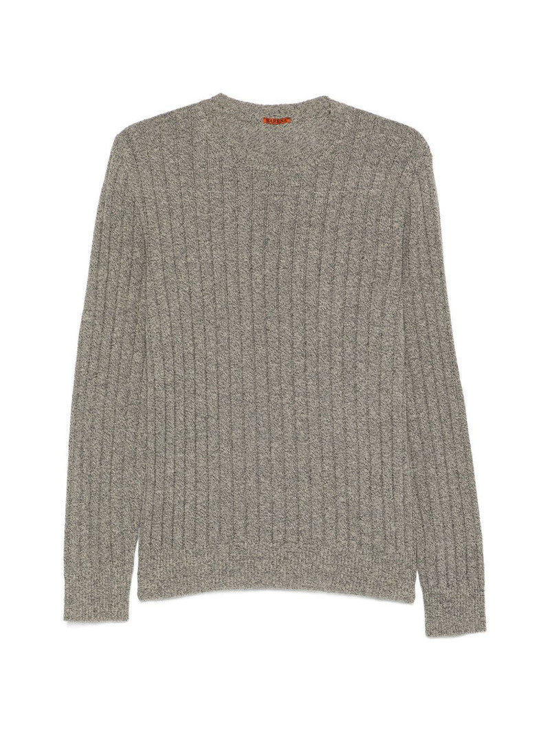 ribbed crew-neck jumper 1
