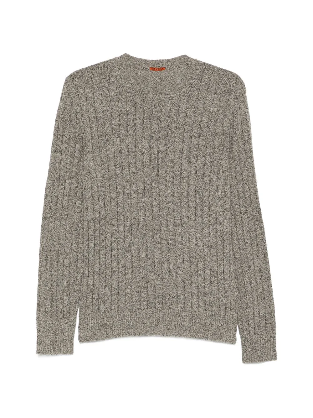 ribbed crew-neck jumper - 1