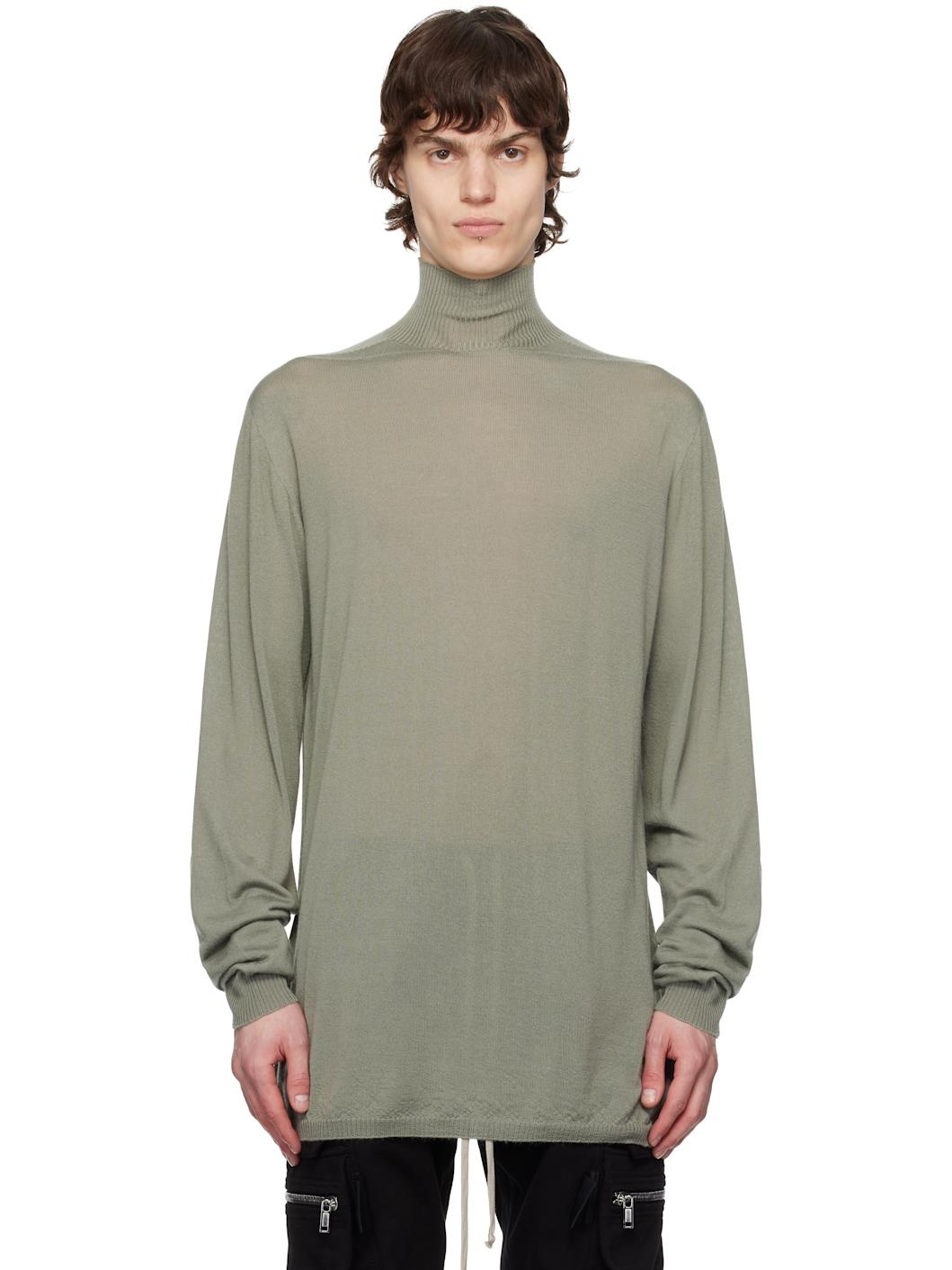 Green Hollywood Oversized Turtleneck - 1