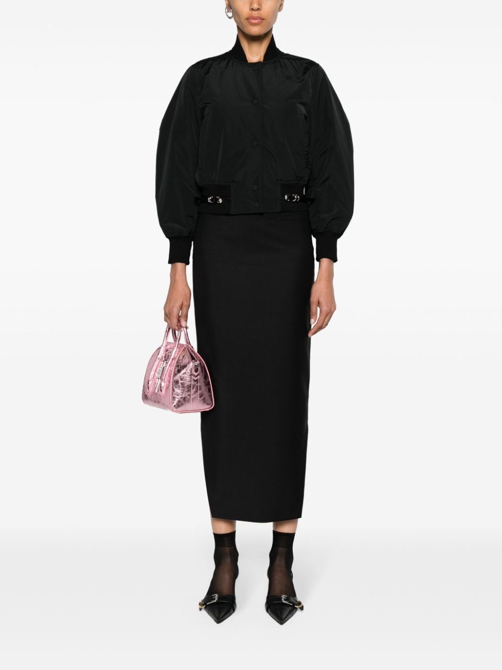 asymmetric pencil skirt - 2