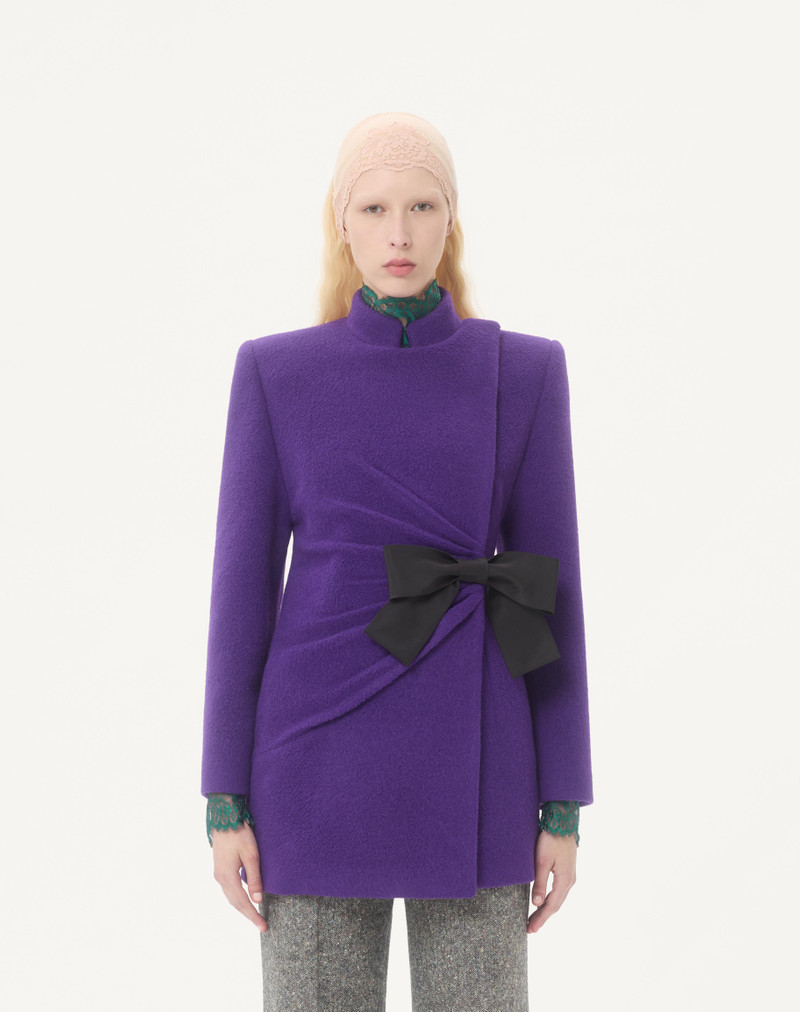 VELOUR PEACOAT 4