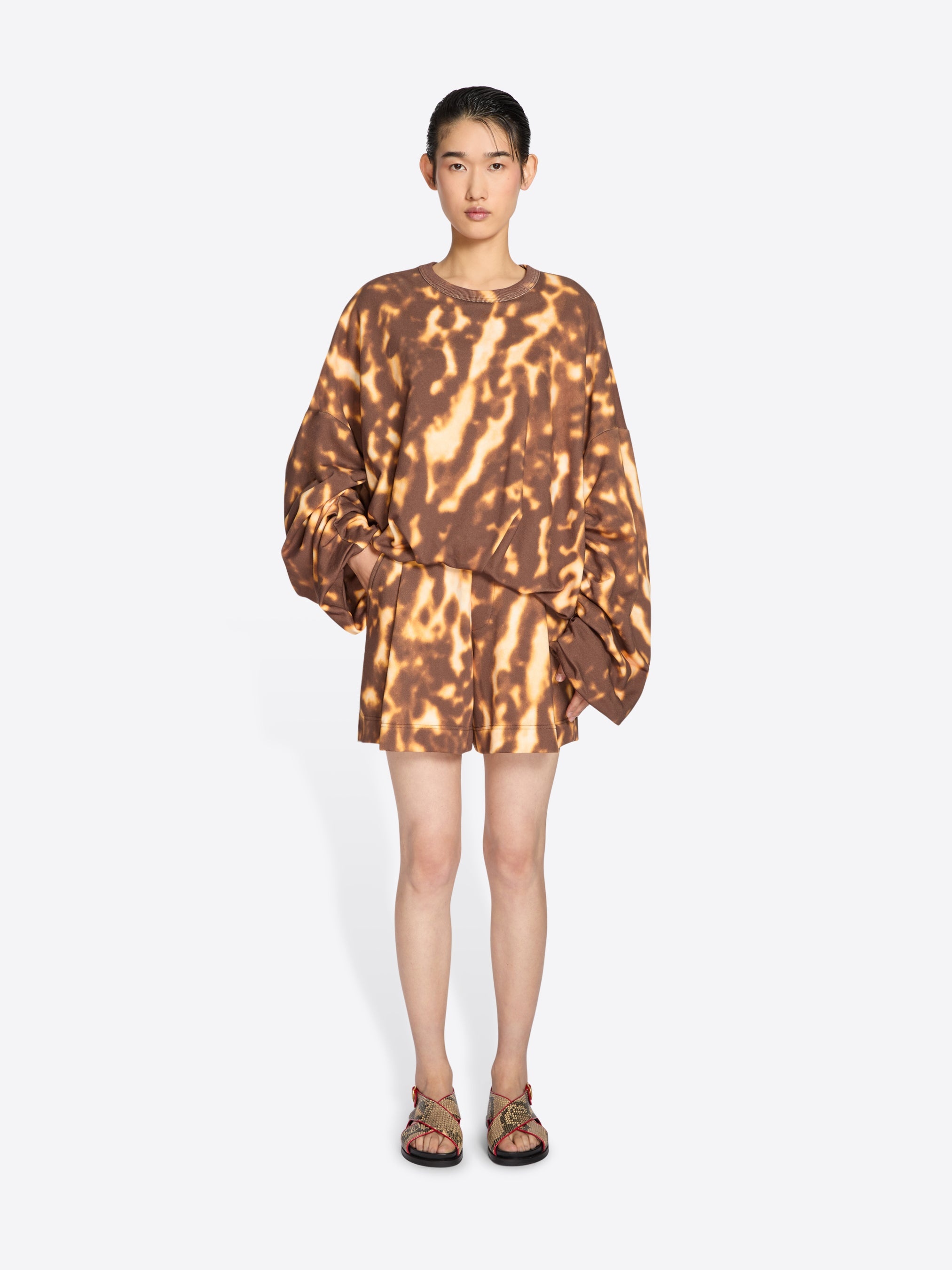 DRAPED SWEATSHIRT - 2