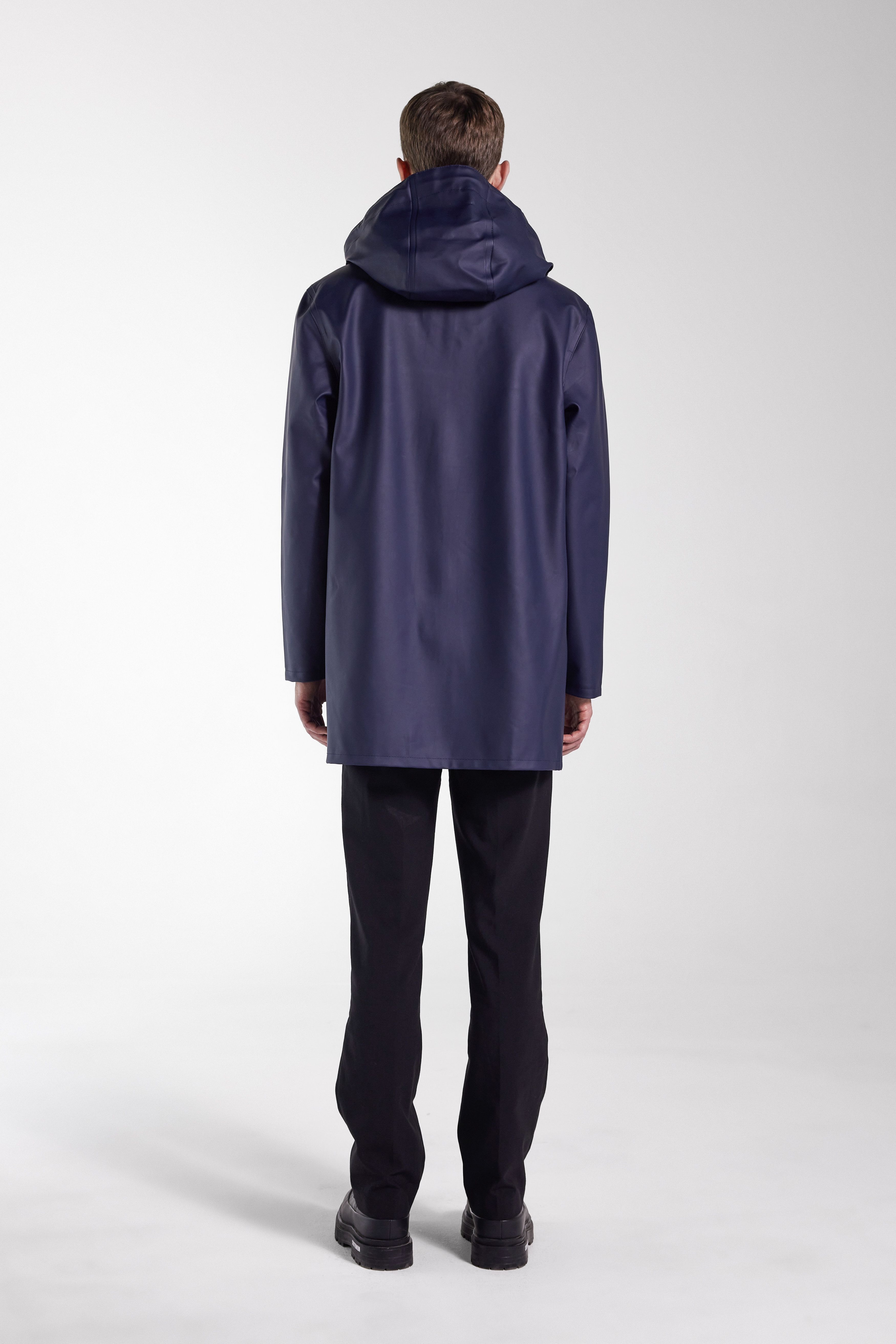 Stockholm Raincoat Navy - 4