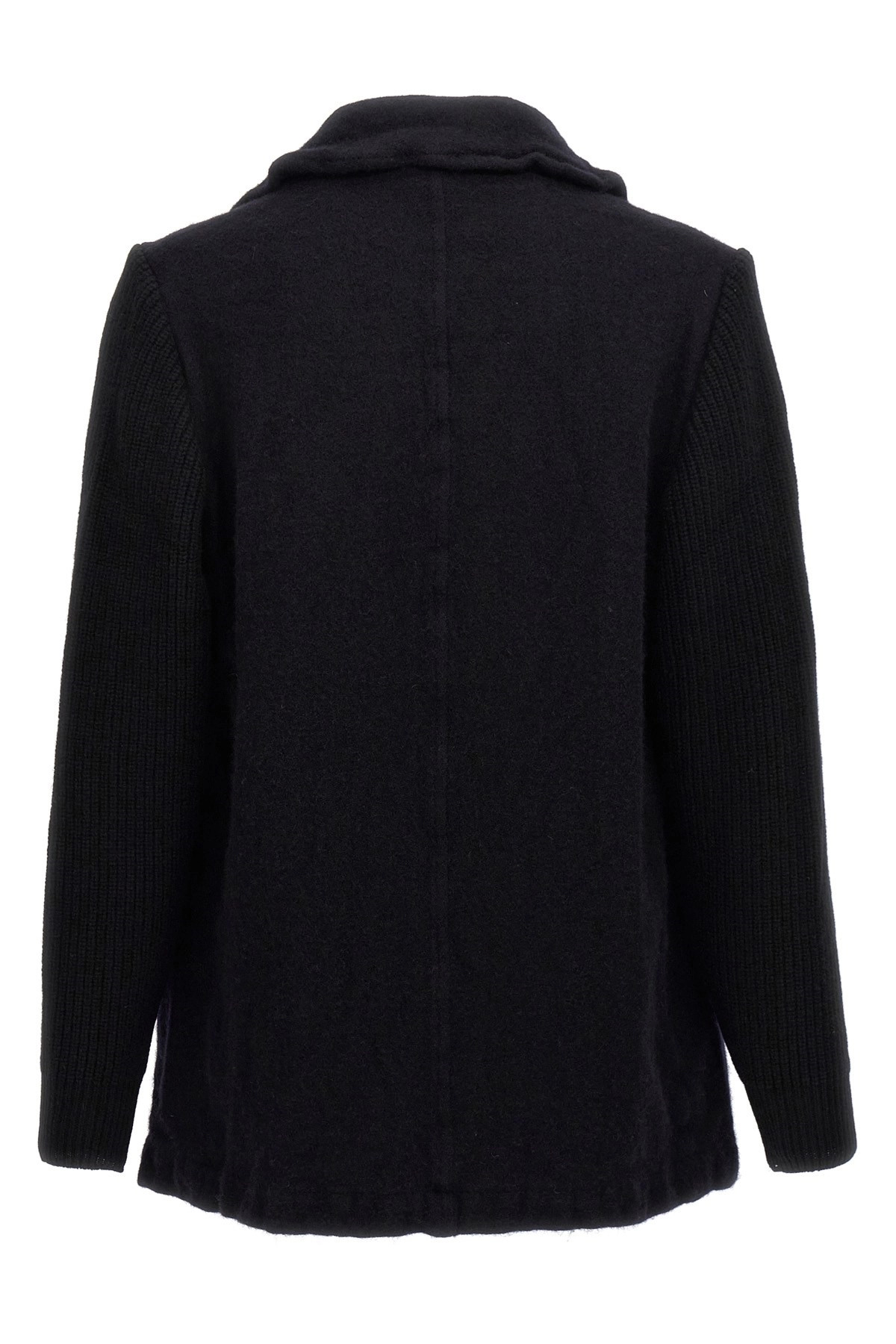 Double-breasted wool coat - 2