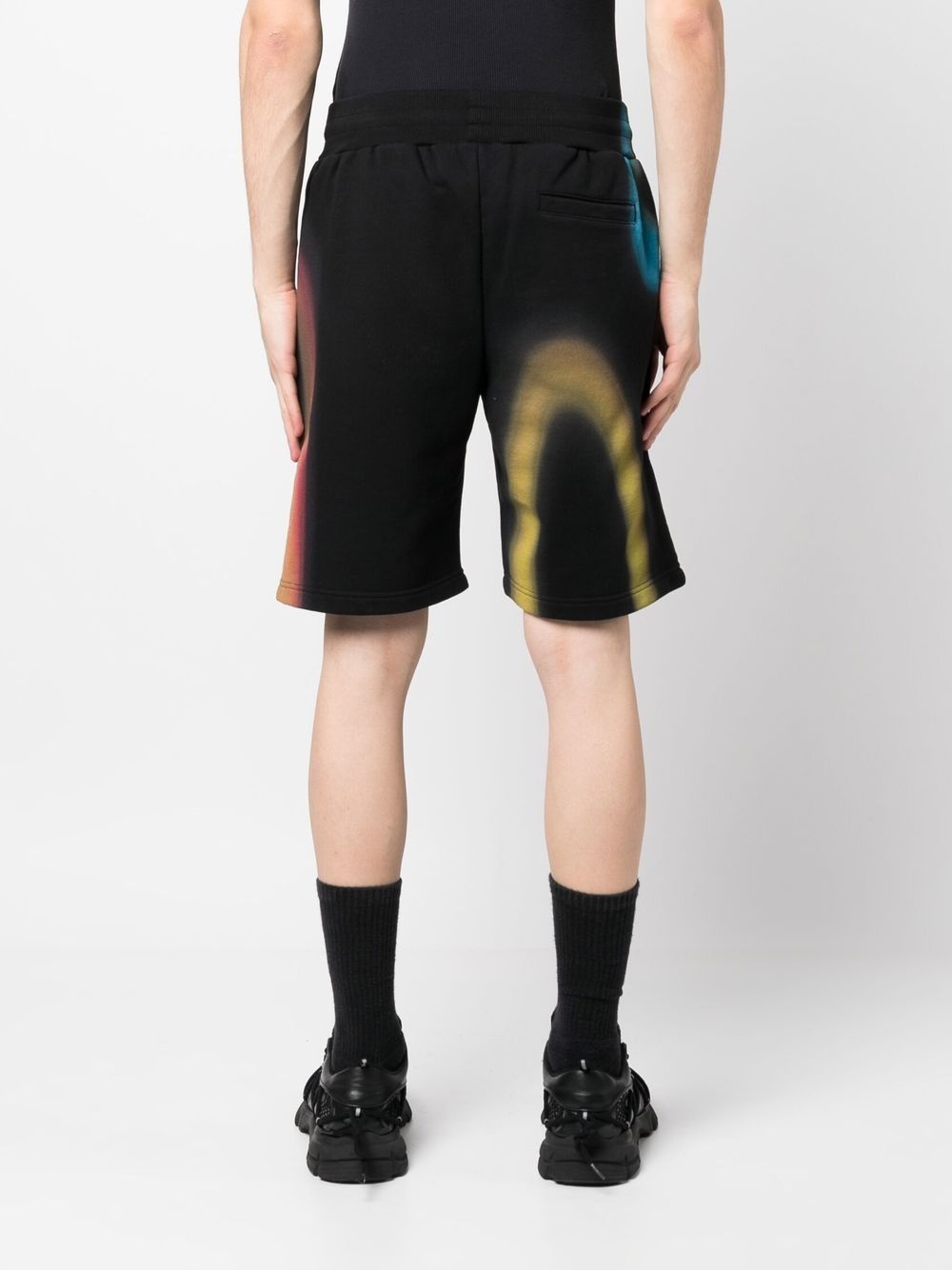 mid-rise track shorts - 4