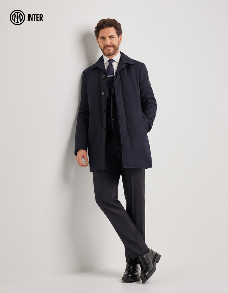 Canali CAR COAT IN A BLUE VISCOSE BLEND - INTER COLLECTION outlook