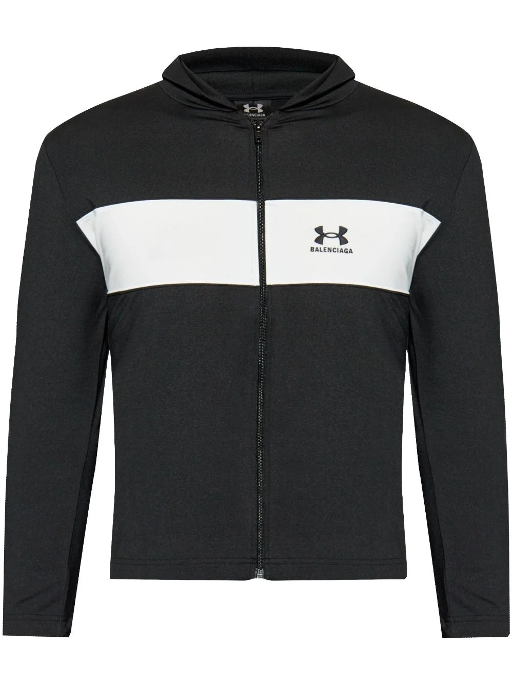 x Under Armour logo-embroidered hoodie - 1