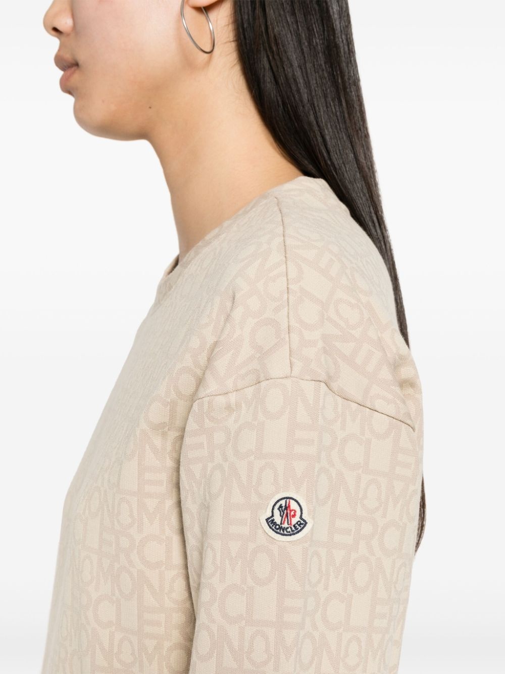 monogram-jacquard sweatshirt - 5