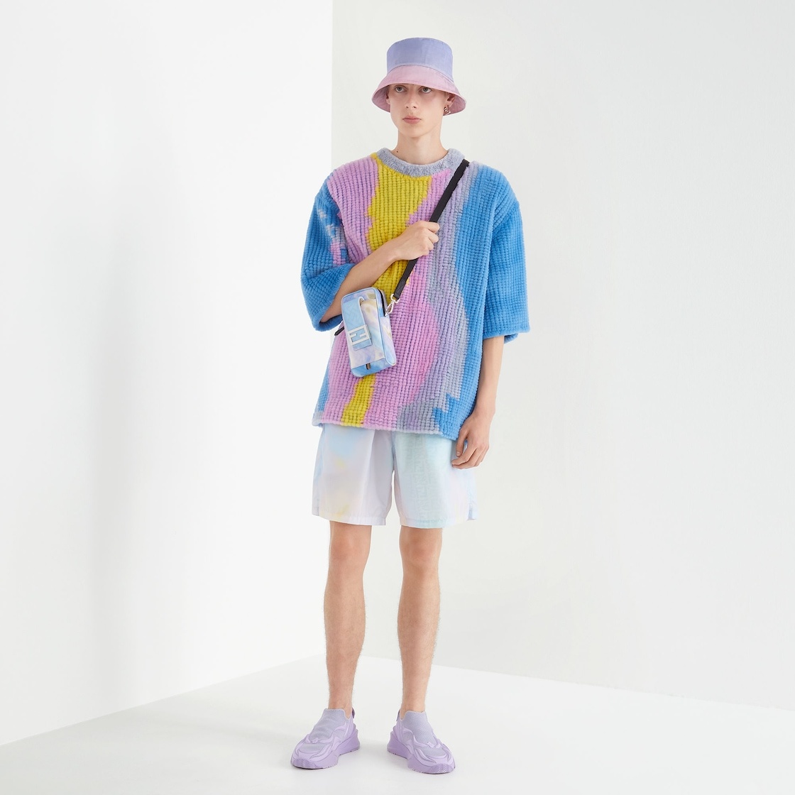Multicolor nylon shorts - 4