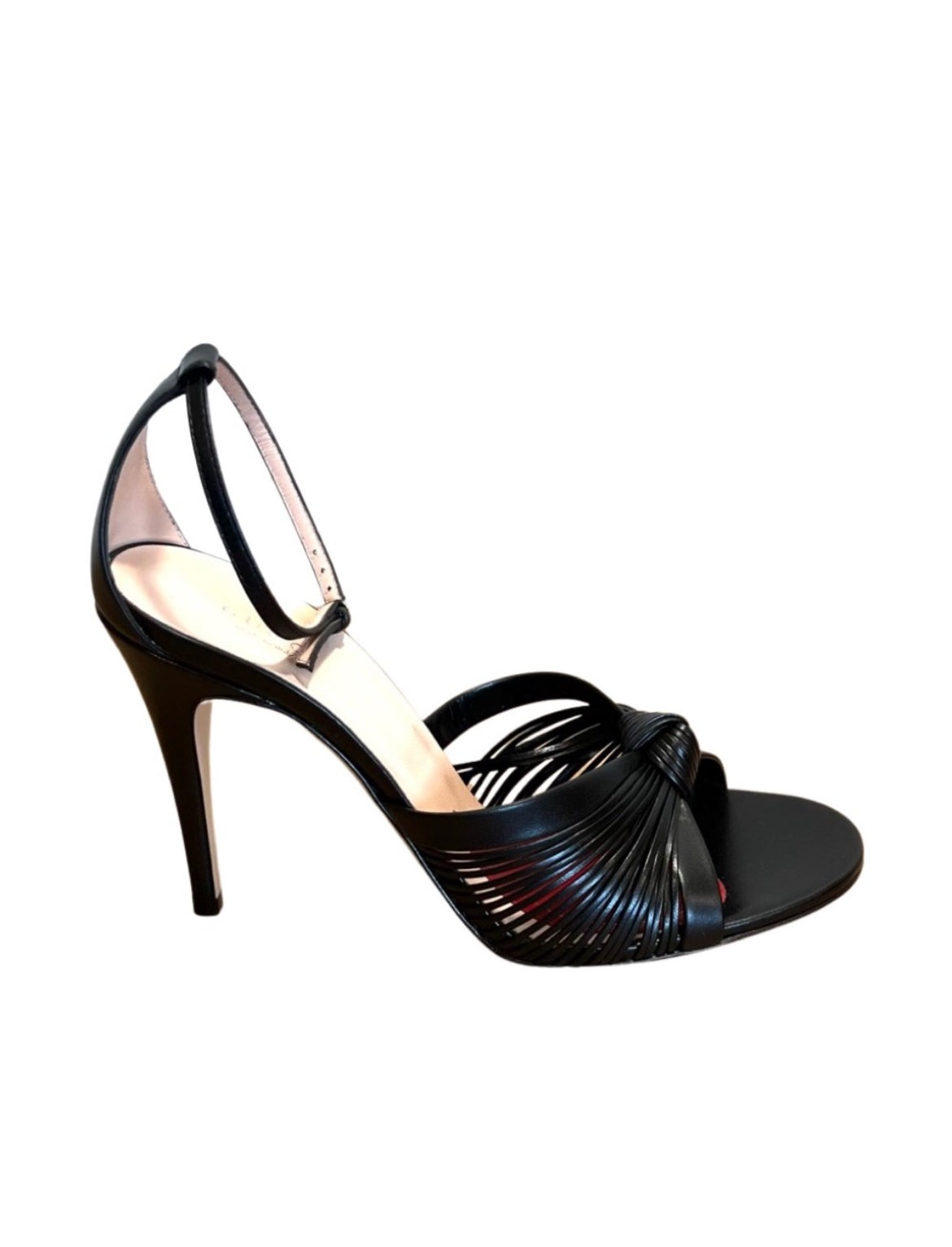 Gucci Knot Detailed Leather Sandals - 3