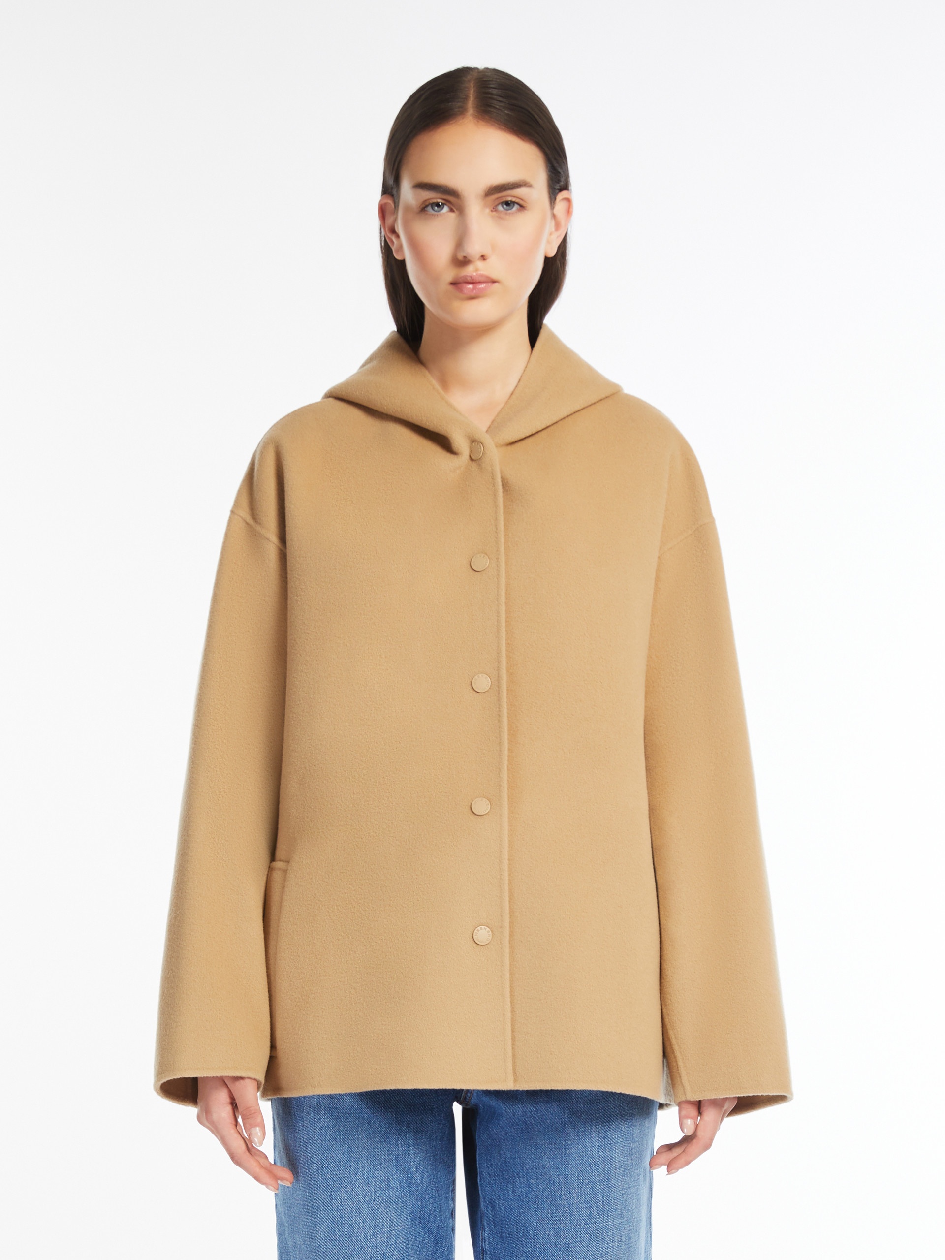 GENNAIO Hooded wool coat - 3
