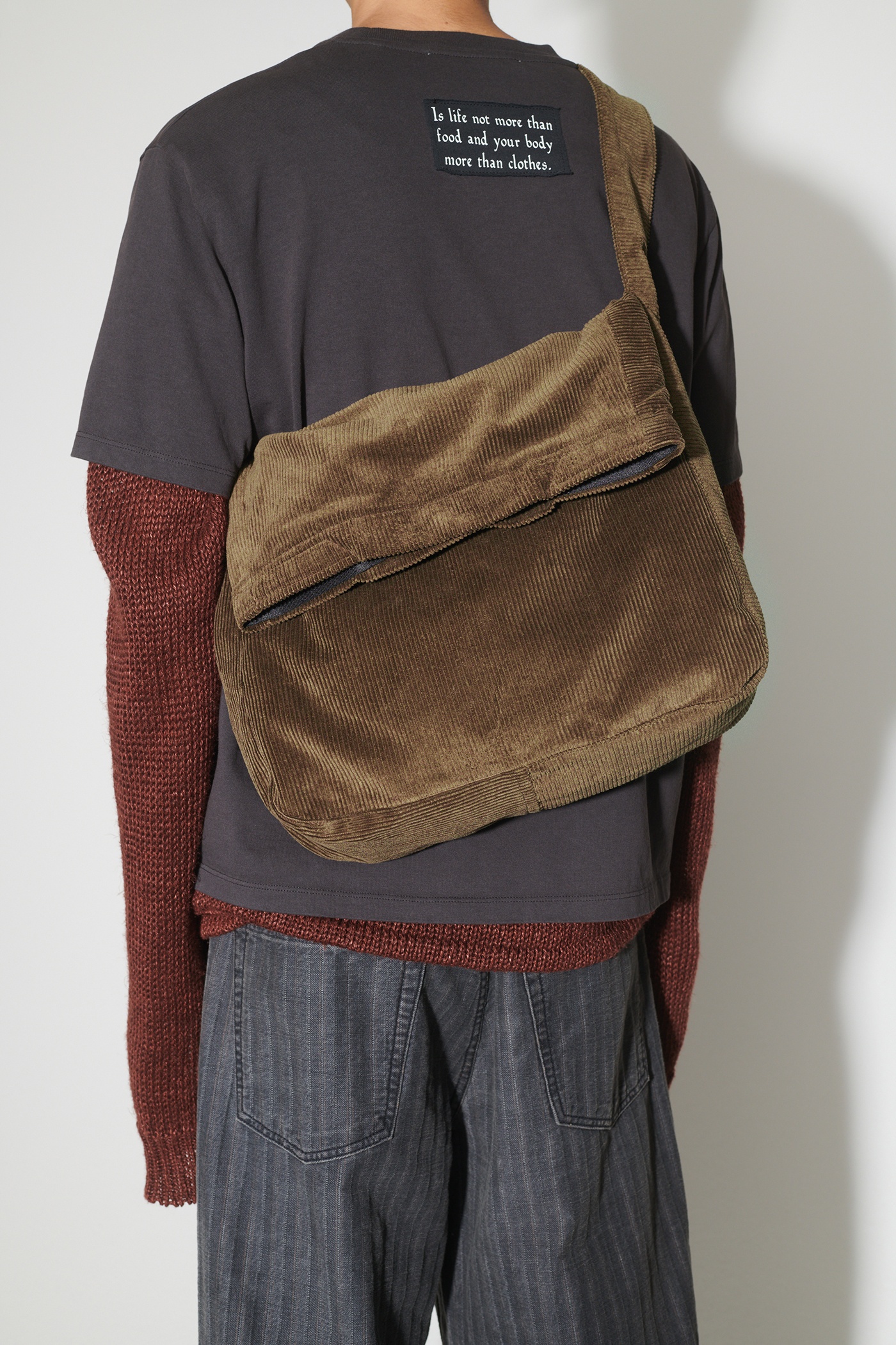 Sling Bag Brown Enzyme Cord - 5
