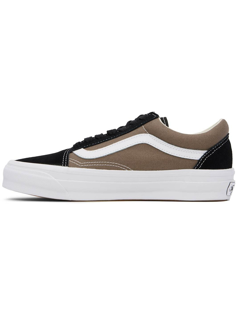 Vans Black & Taupe Premium Old Skool Sneakers outlook