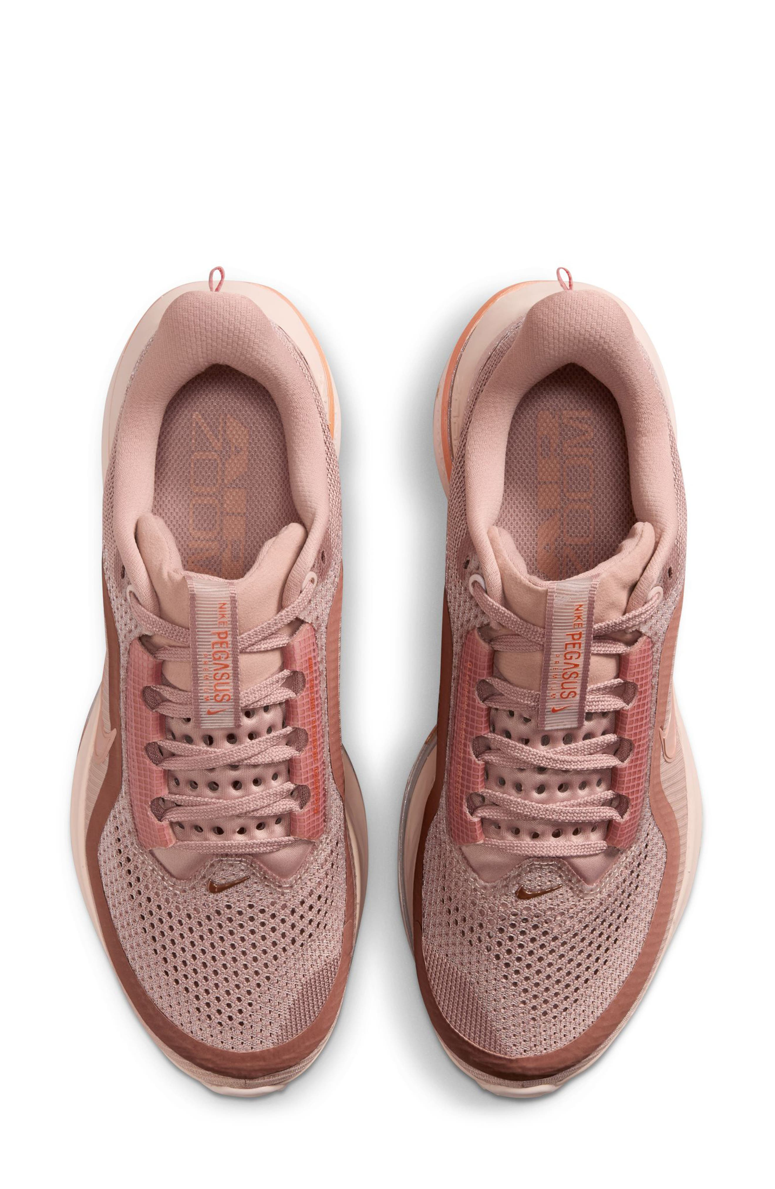 Nike Pegasus Premium Running Shoe in Pink/Rose Gold/Red at Nordstrom - 3