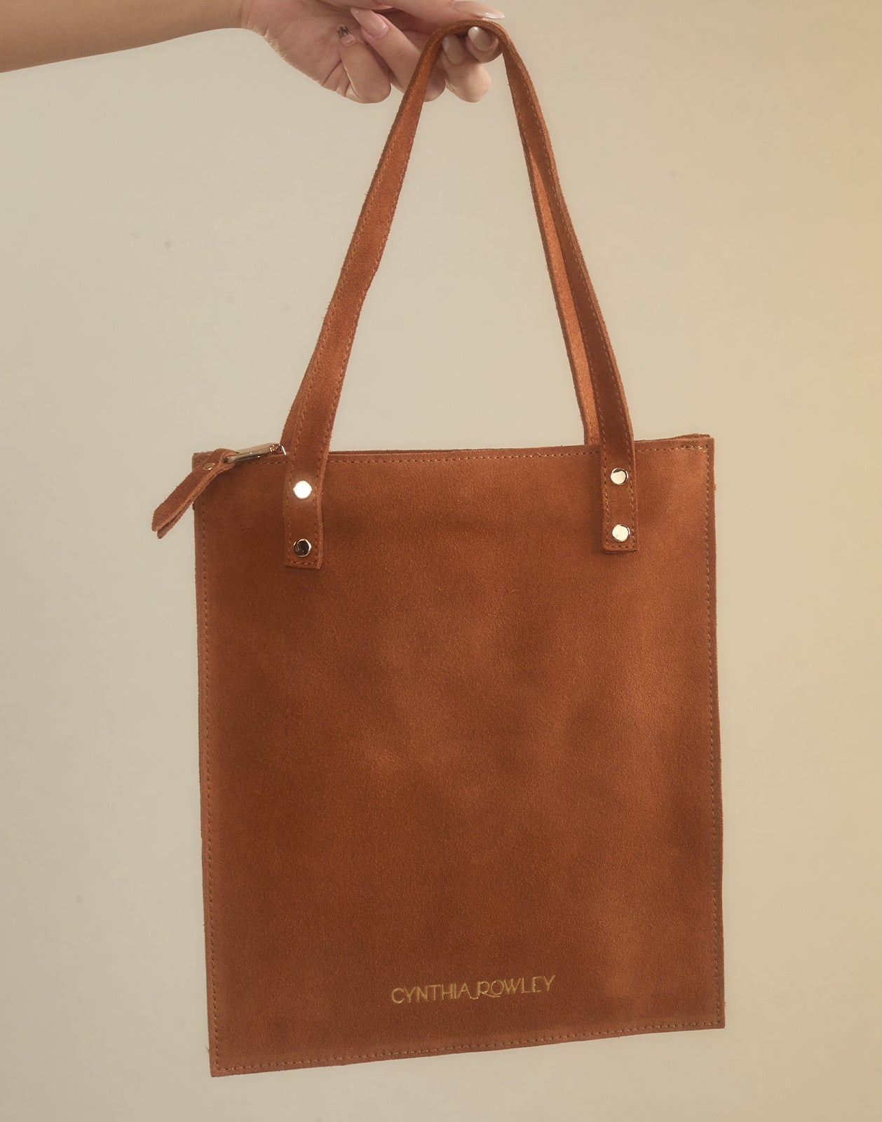Sleek Suede Tote - 2
