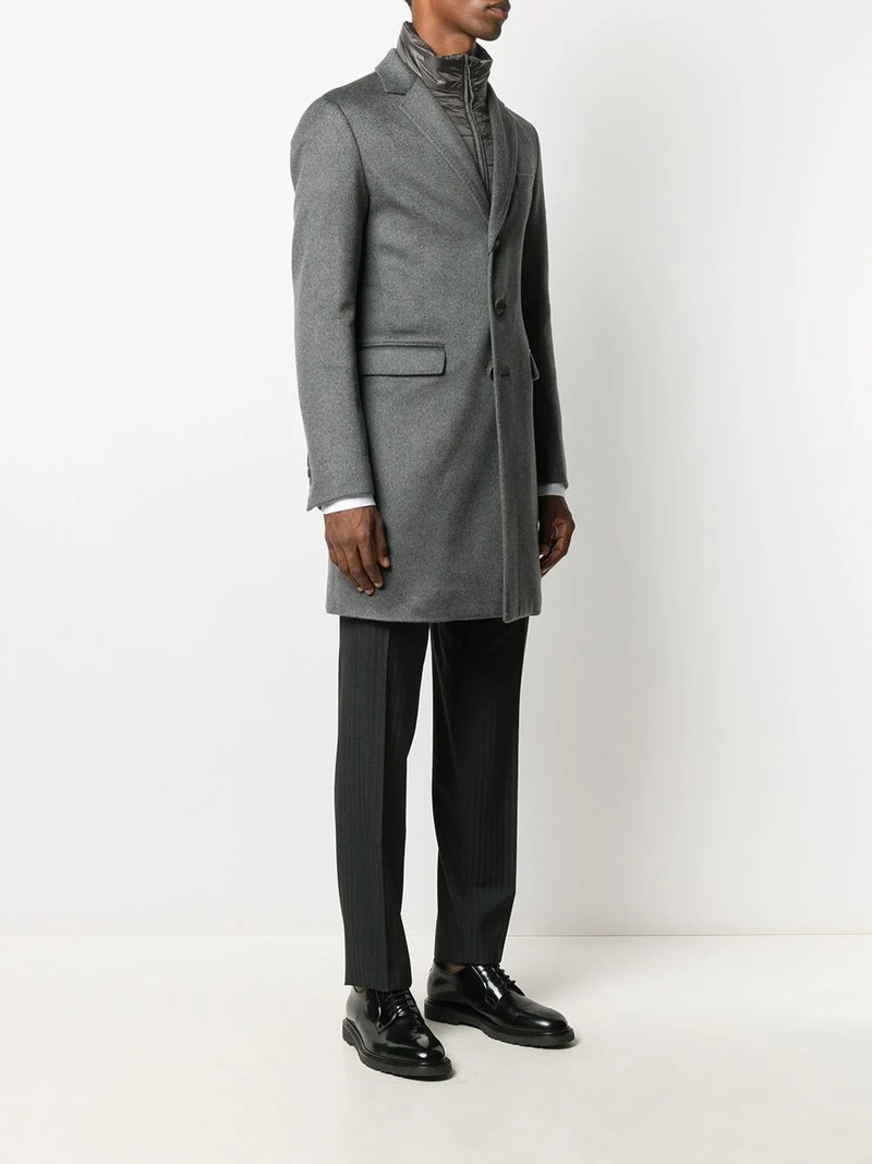 single-breasted layered coat 3