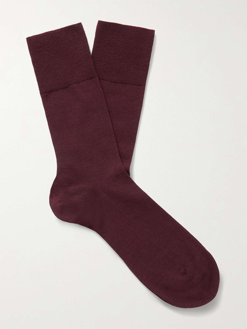 Airport Virgin Wool-Blend Socks 1