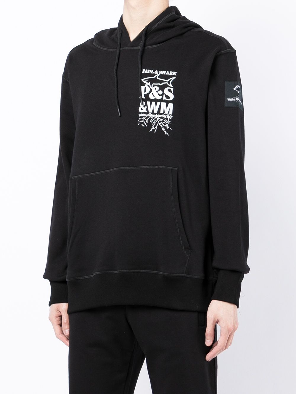 LOGO-PRINT COTTON HOODIE - 3