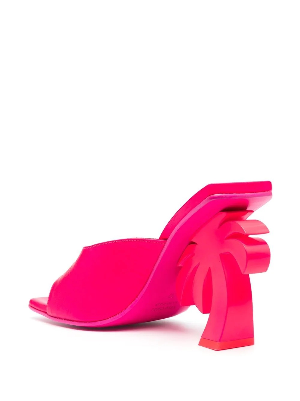 Palm square-toe mules - 6